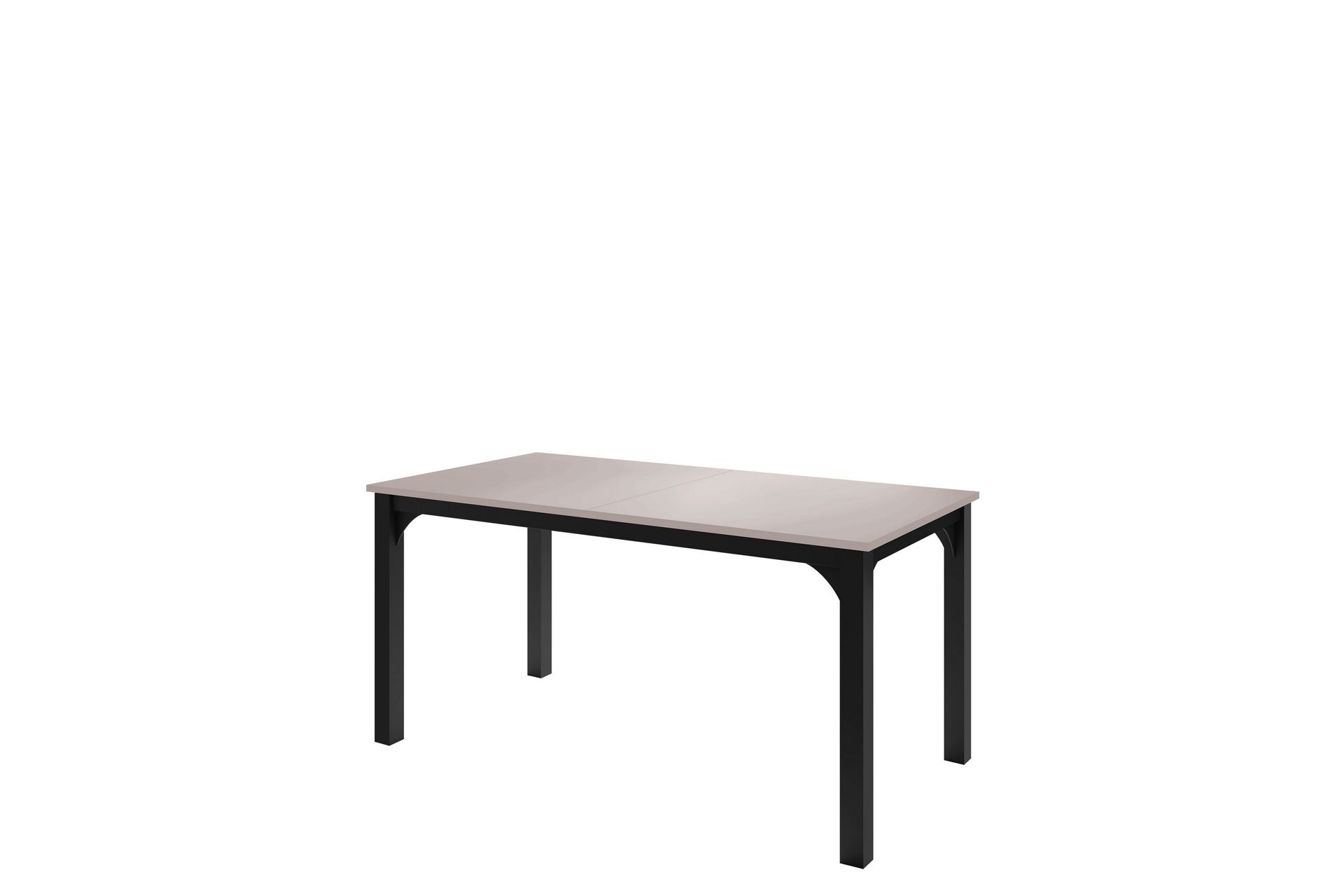 millport matbord 198 cm - svart/beige