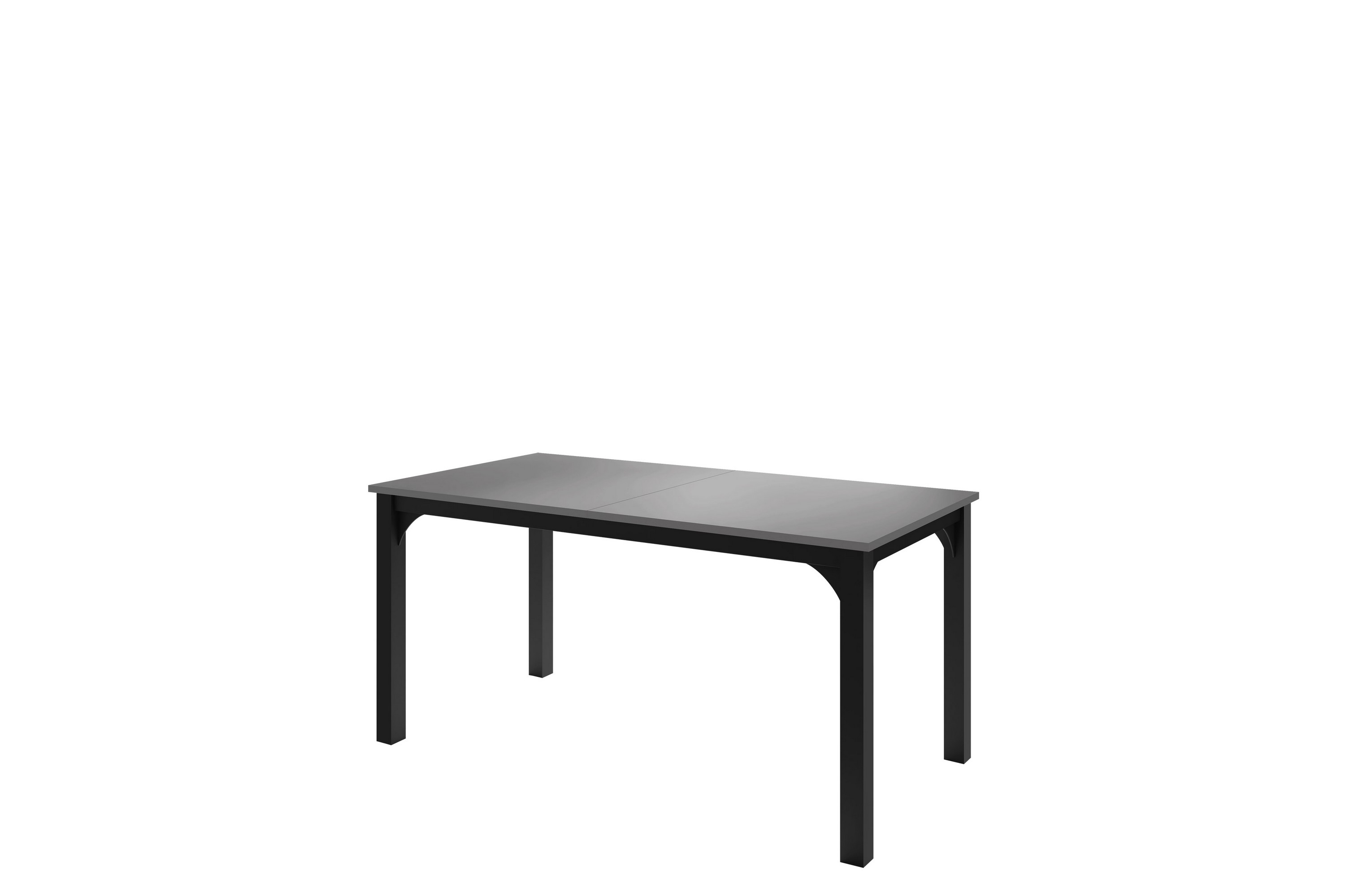 millport matbord 198 cm - svart/grå