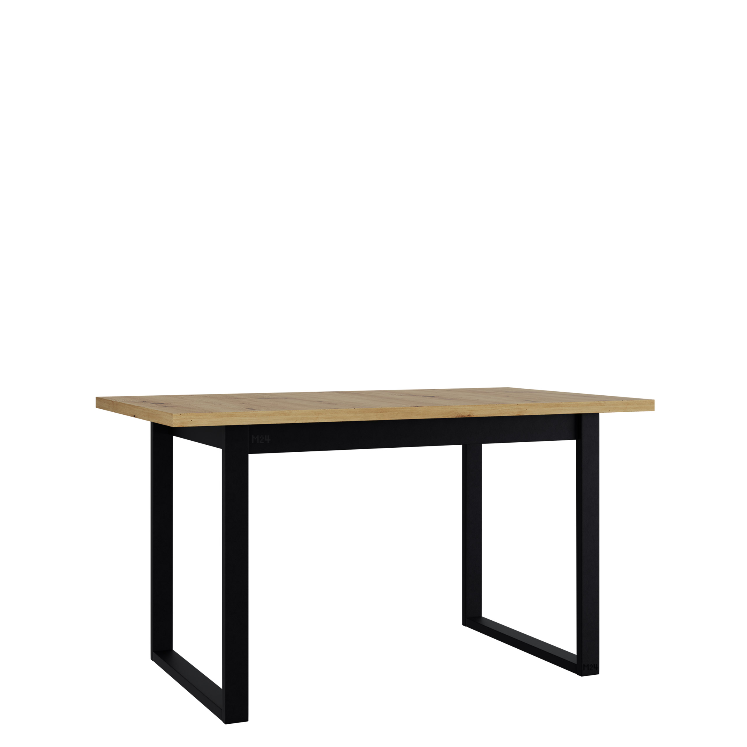 mirlen matbord 140 cm rektangulär - svart/brun