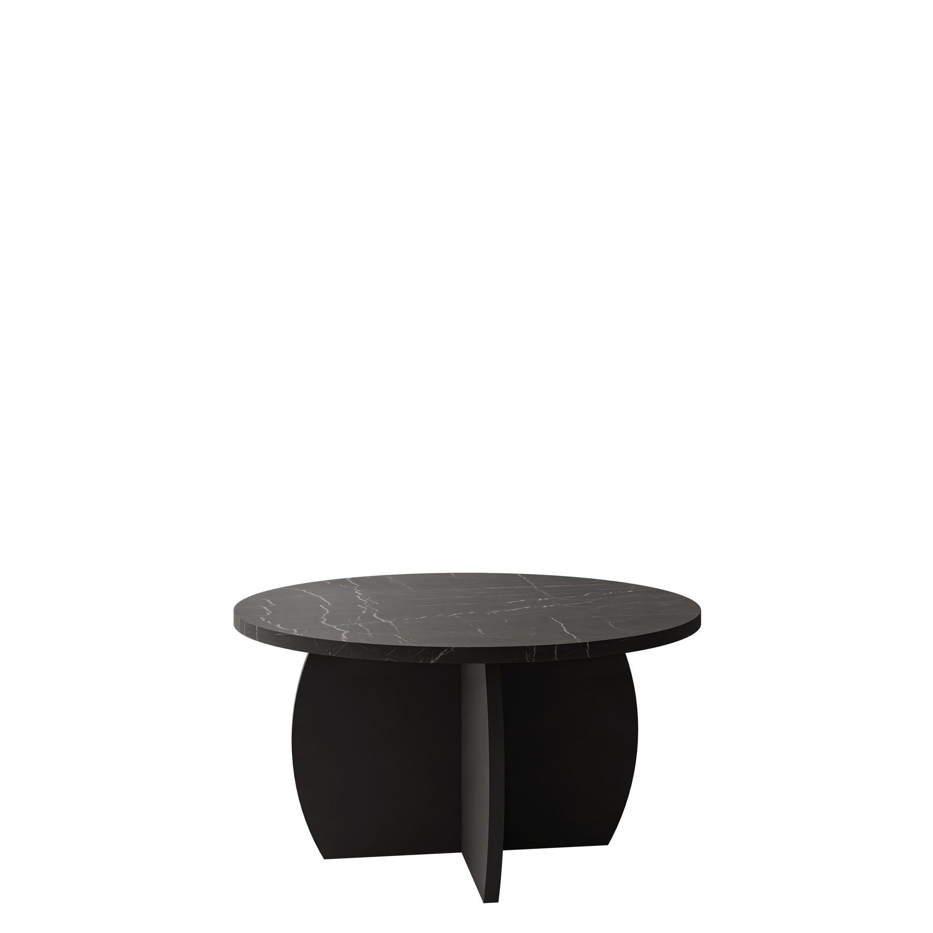 Neyloren Soffbord rund 74 cm - svart
