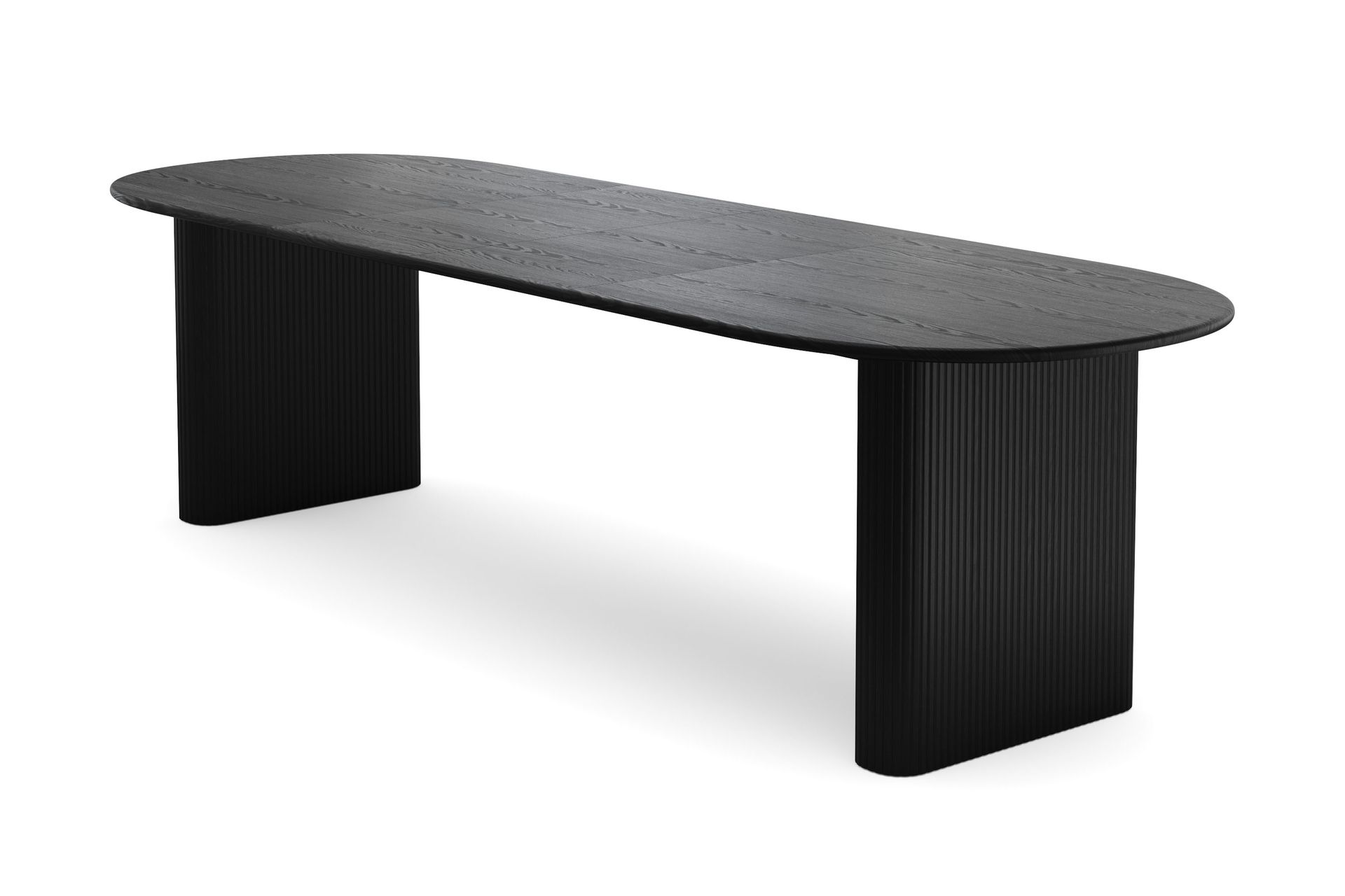 Noira F&ouml;rl&auml;ngningsbart Matbord 220/320x100 cm Fan&eacute;r - Svart