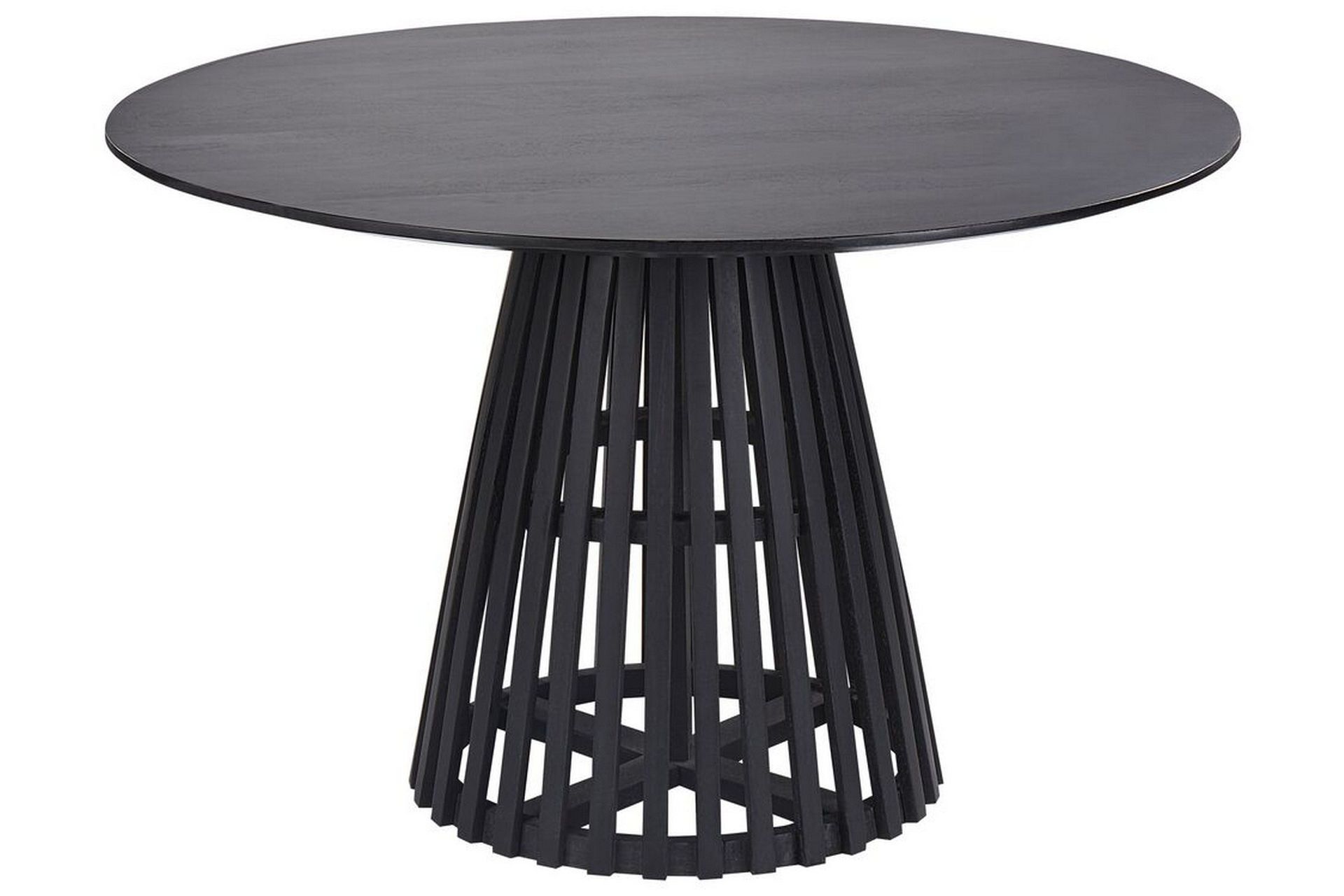 Ortelle Matbord 120 cm Rund - Svart