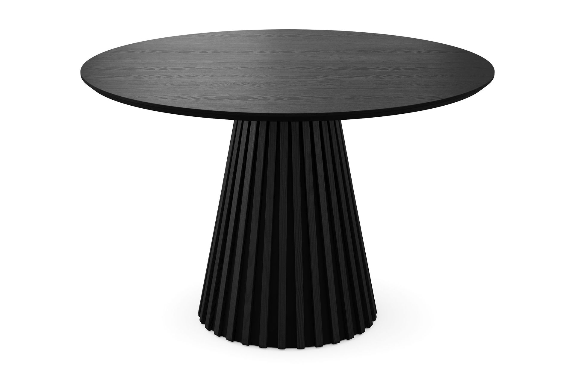 Peyra Runt Matbord 110 cm Fanér - Svart