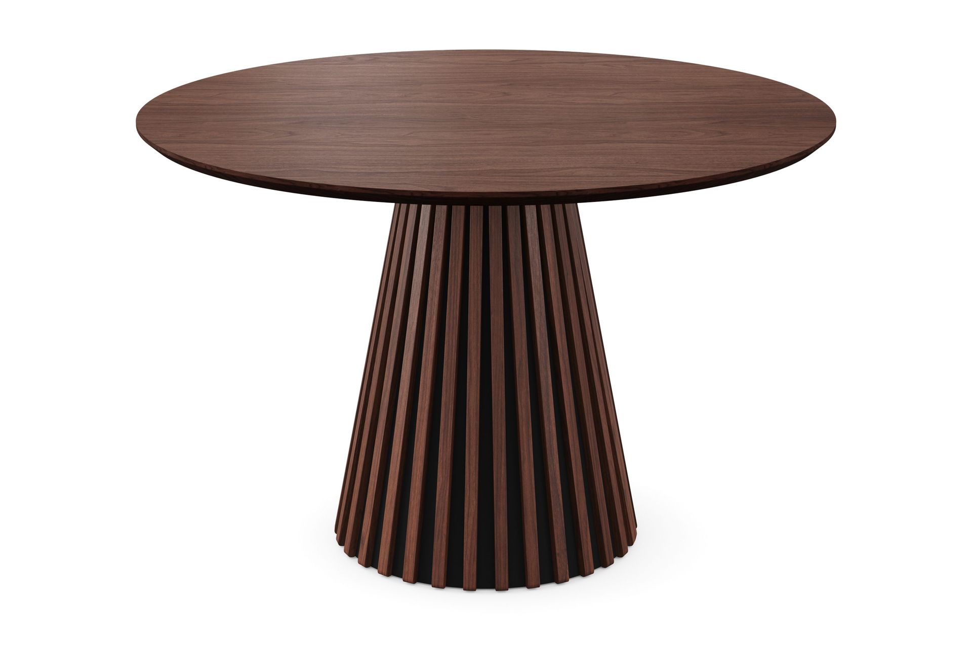 Peyra Runt Matbord 110 cm Fanér - Valnöt
