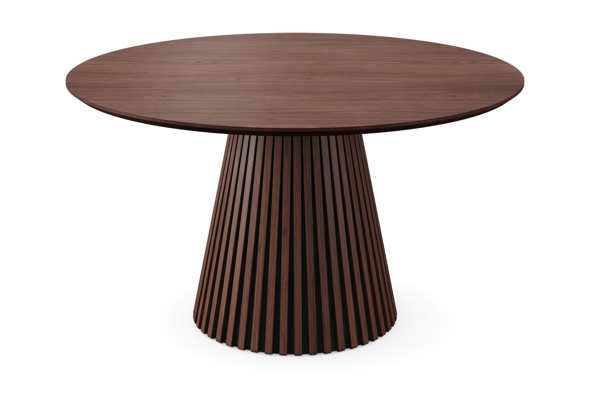 Peyra Runt Matbord 130 cm Fanér - Valnöt