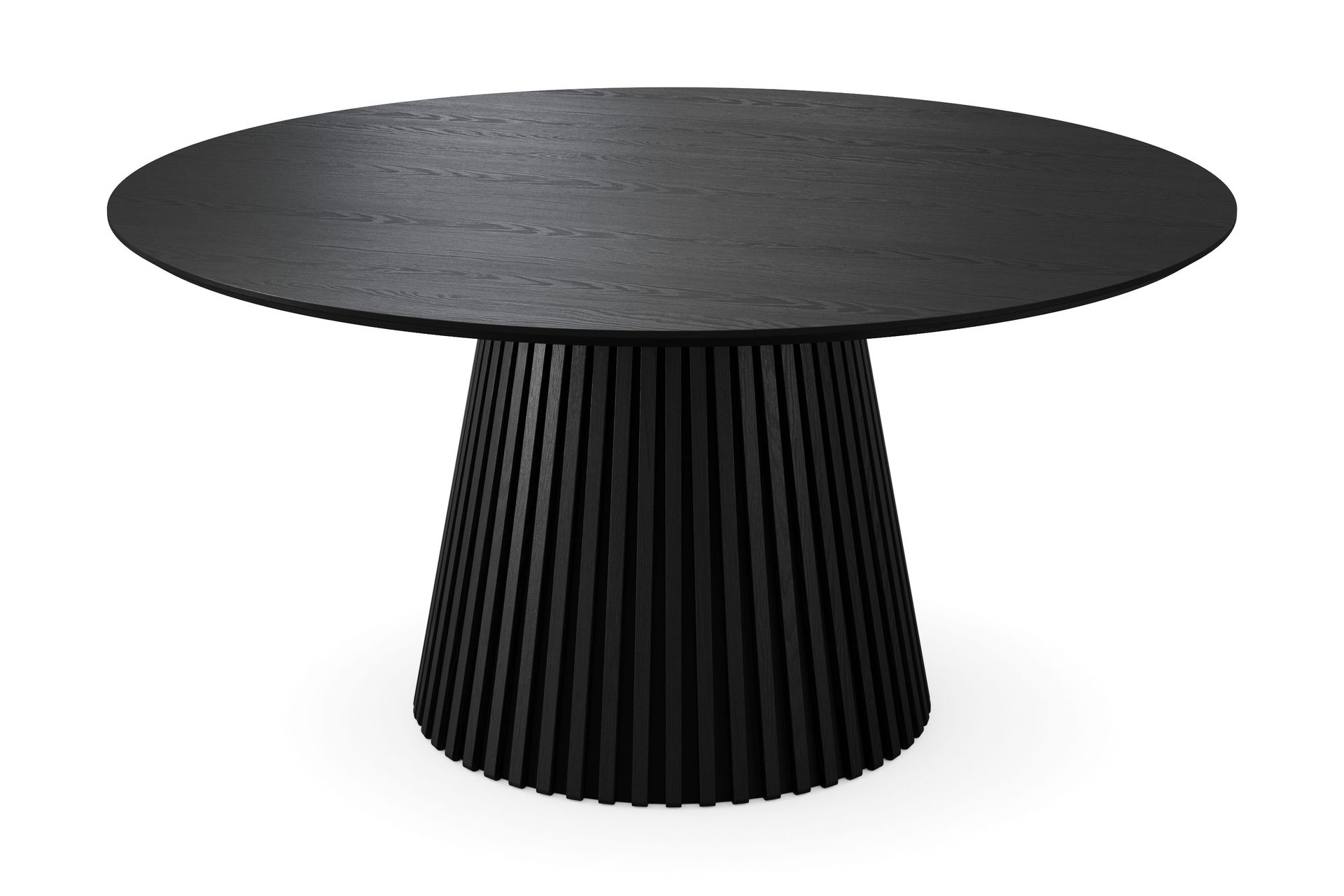 Peyra Runt Matbord 150 cm Fanér - Svart