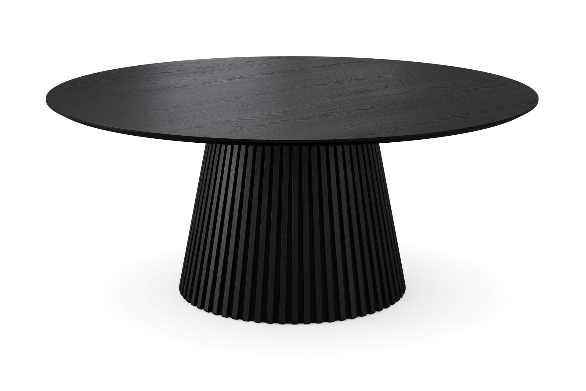 Peyra Runt Matbord 180 cm Fanér - Svart
