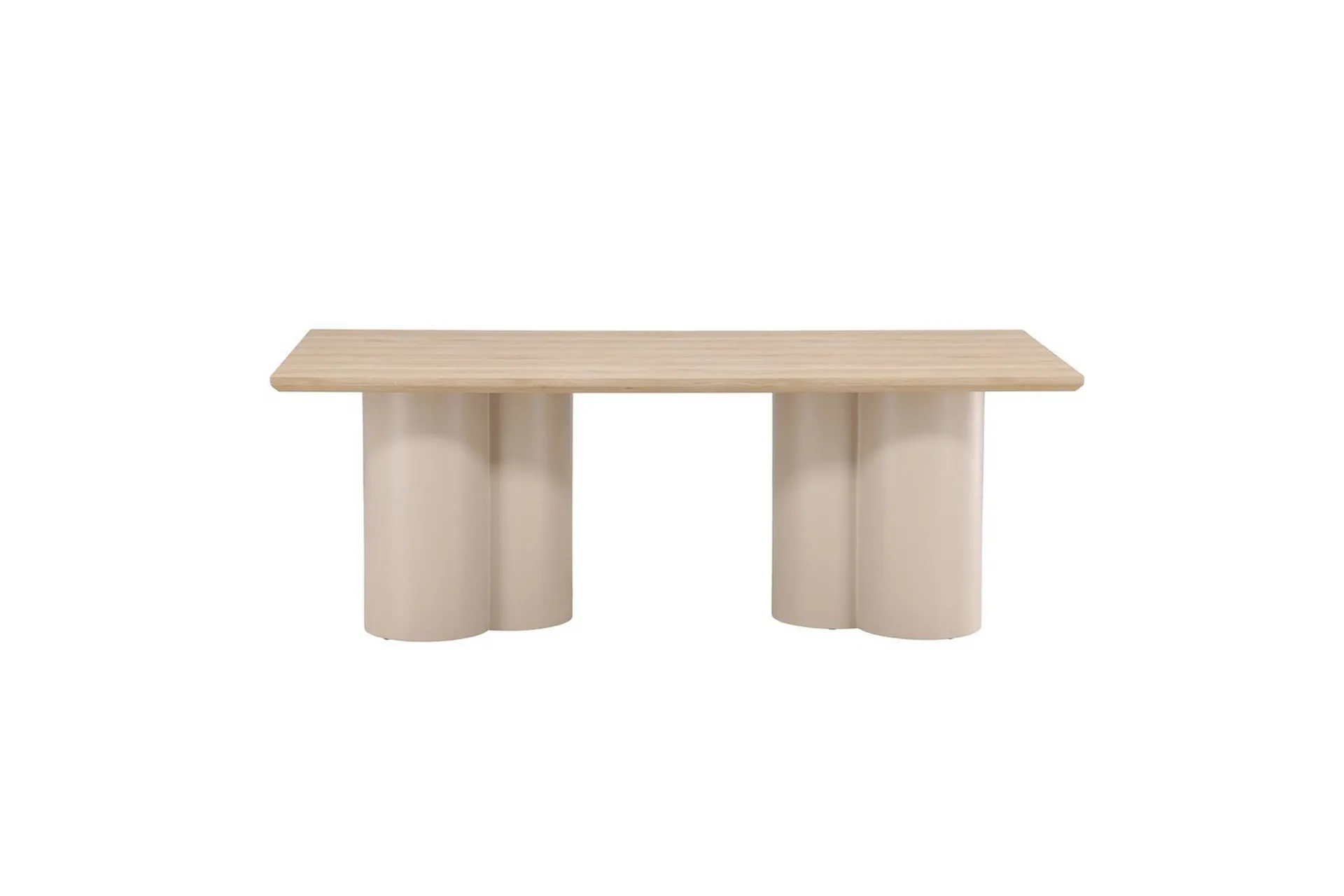 rektangulärt matbord olivia - beige, 210x100x75