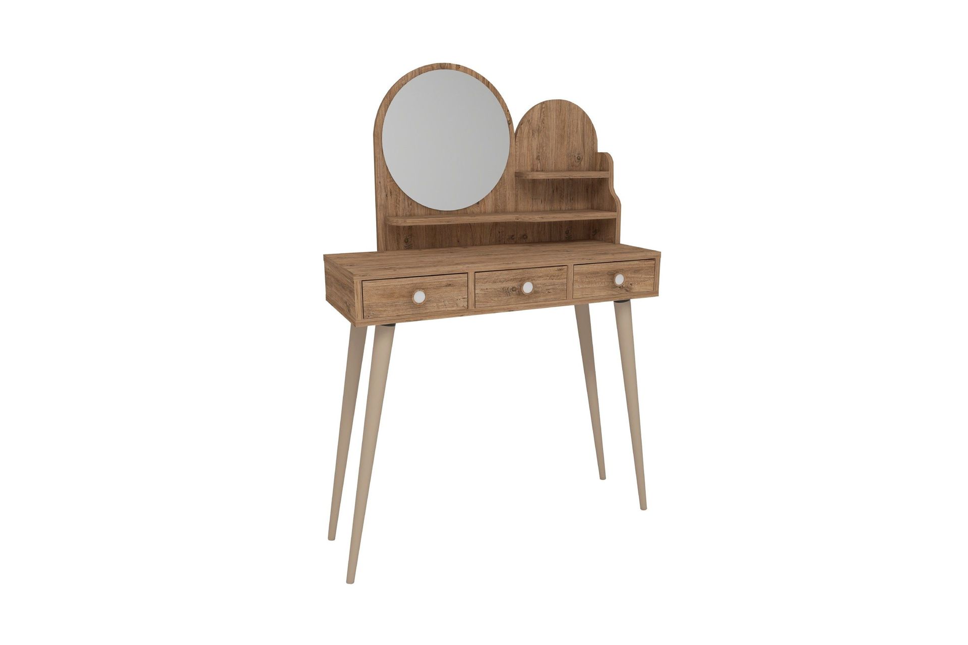 Ruges Sminkbord 74 cm - Brun