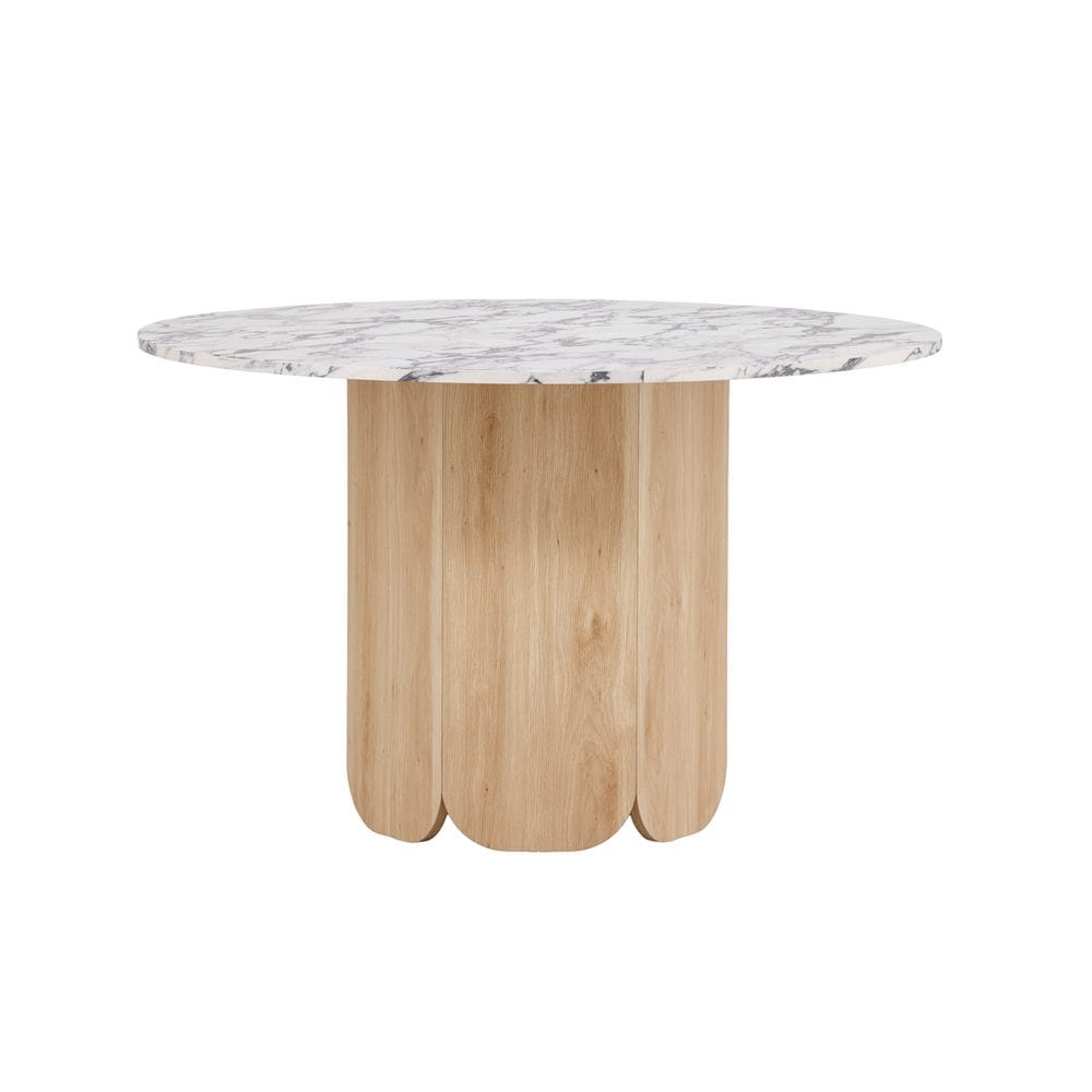 Runt matbord Tekla - Ljusgr&aring;, 120