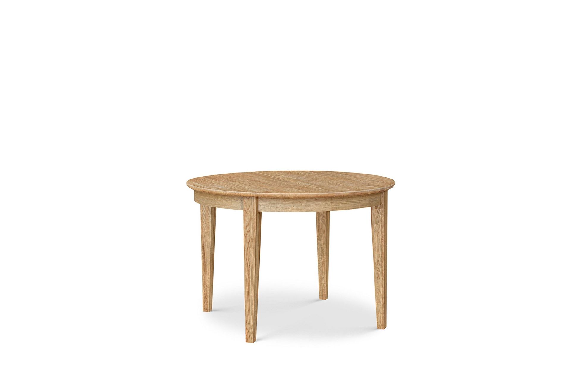 R&ouml;nne F&ouml;rl&auml;ngningsbart Matbord 110-150 cm Runt f&ouml;r 6 personer  i massivt tr&auml; - Brun/Natur