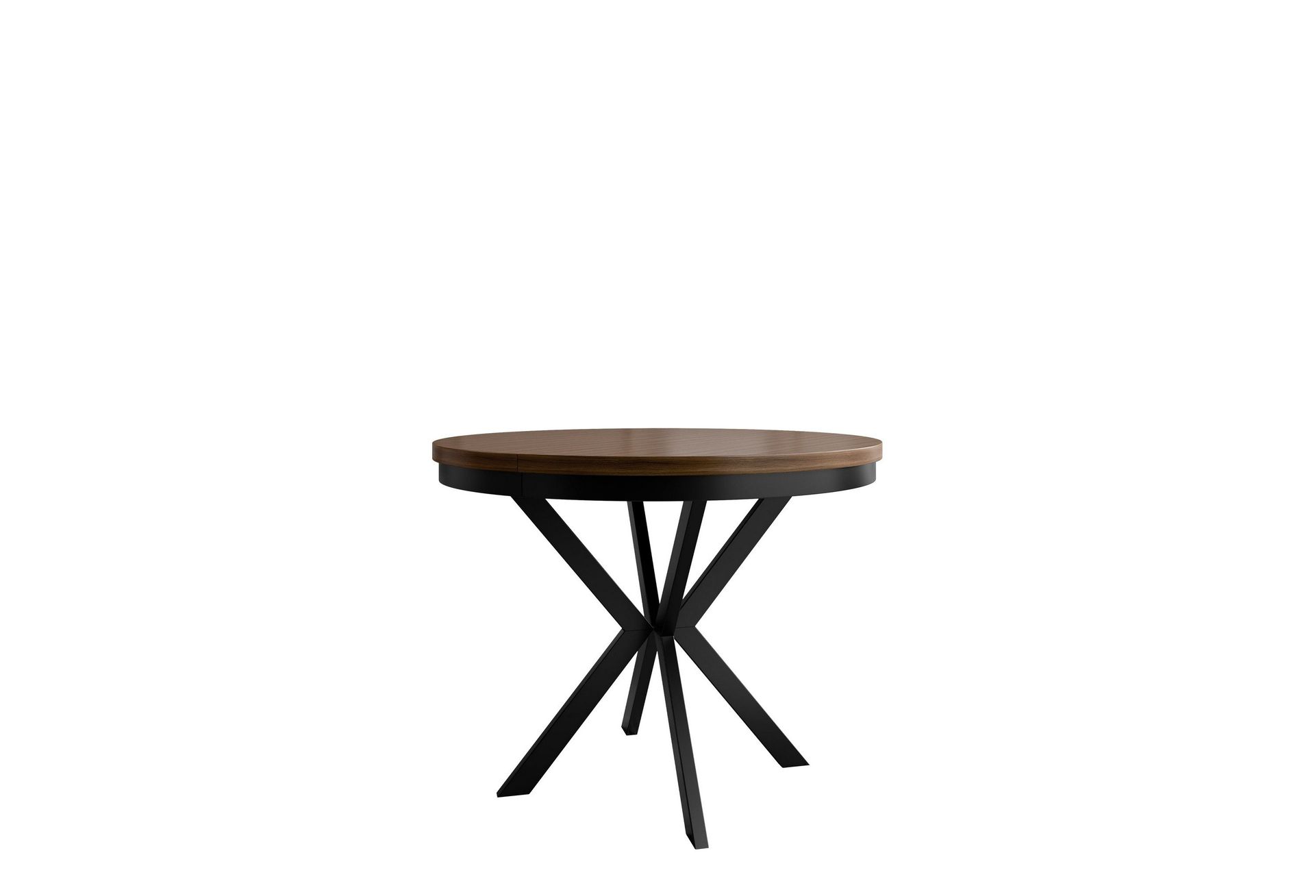 Sereth Matbord 100 cm Rund - Brun/Svart