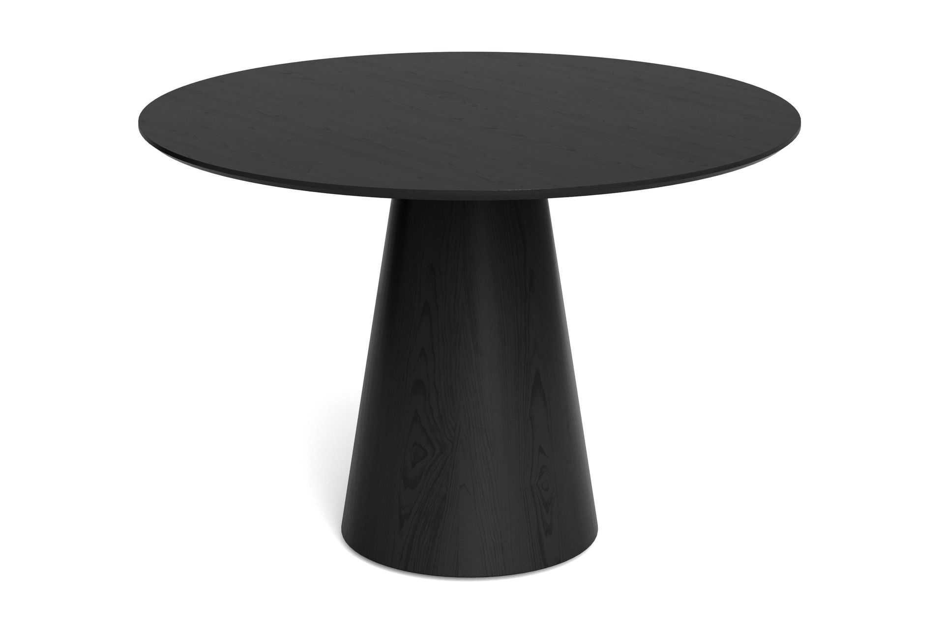 Siena Litet Matbord Runt 110cm Fan&eacute;r - Svart