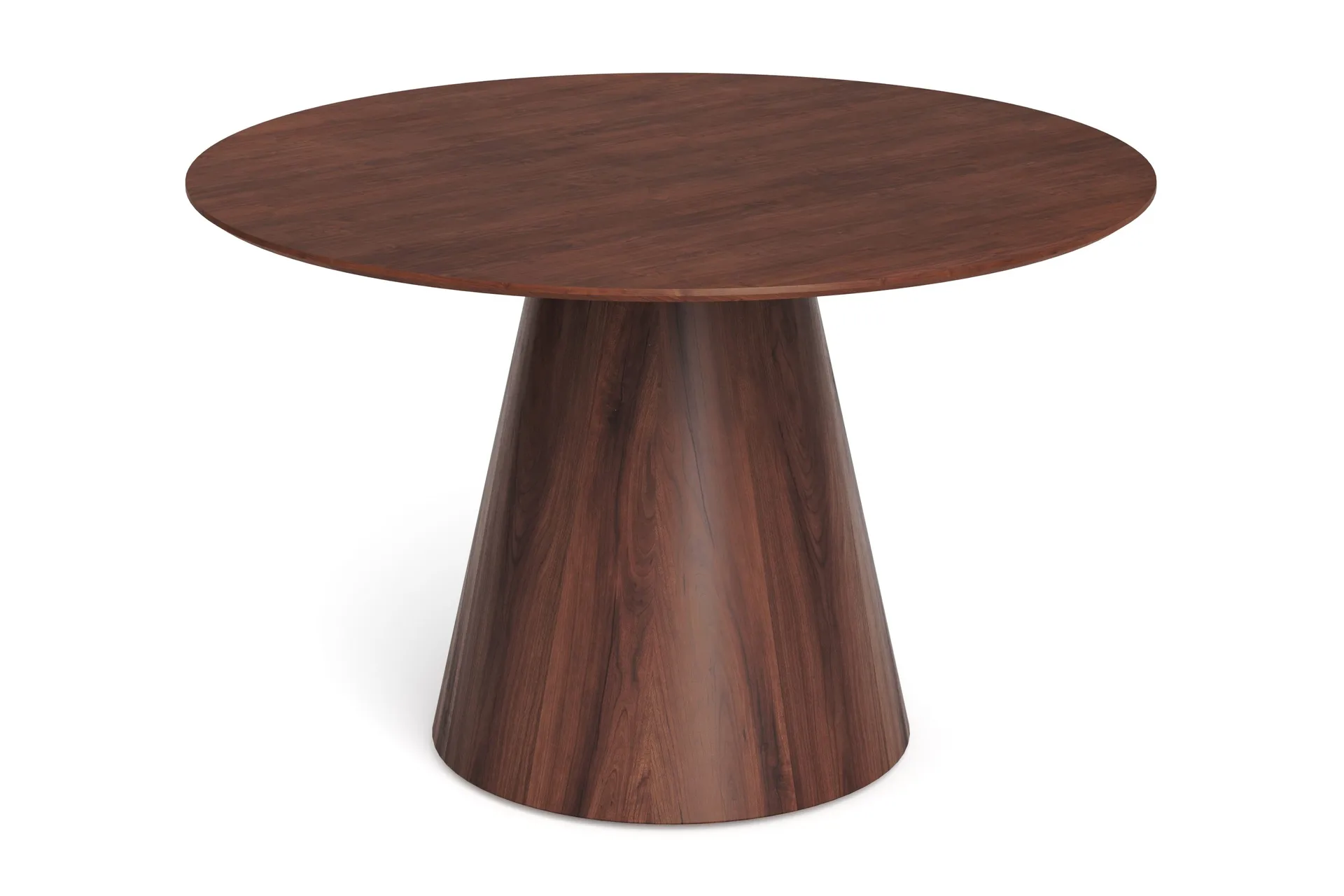 Siena Matbord Runt 130cm Fan&eacute;r - Valn&ouml;t