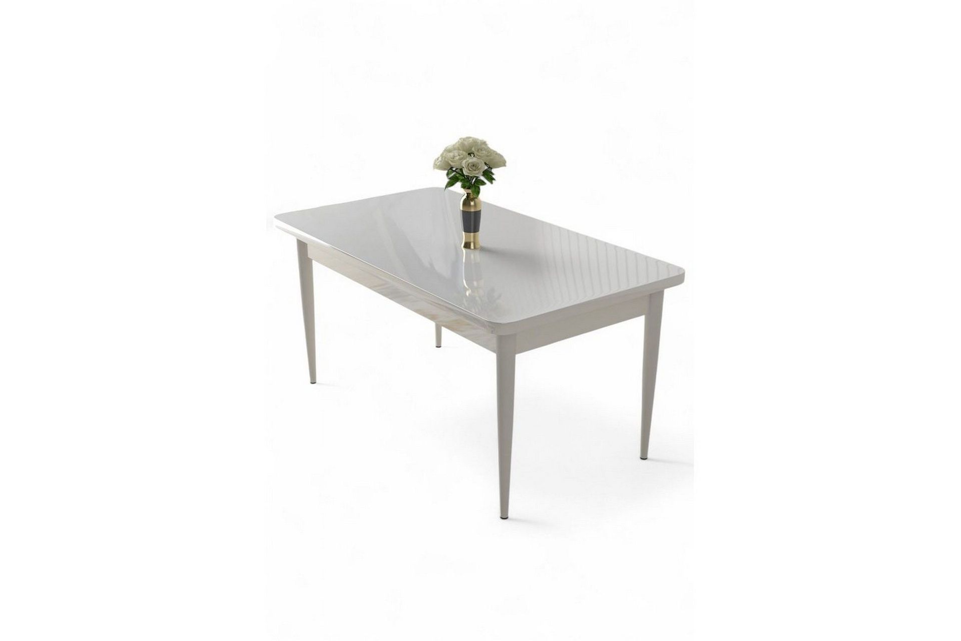 Sivaji Matbord 110 cm Rektangul&auml;r - Vit