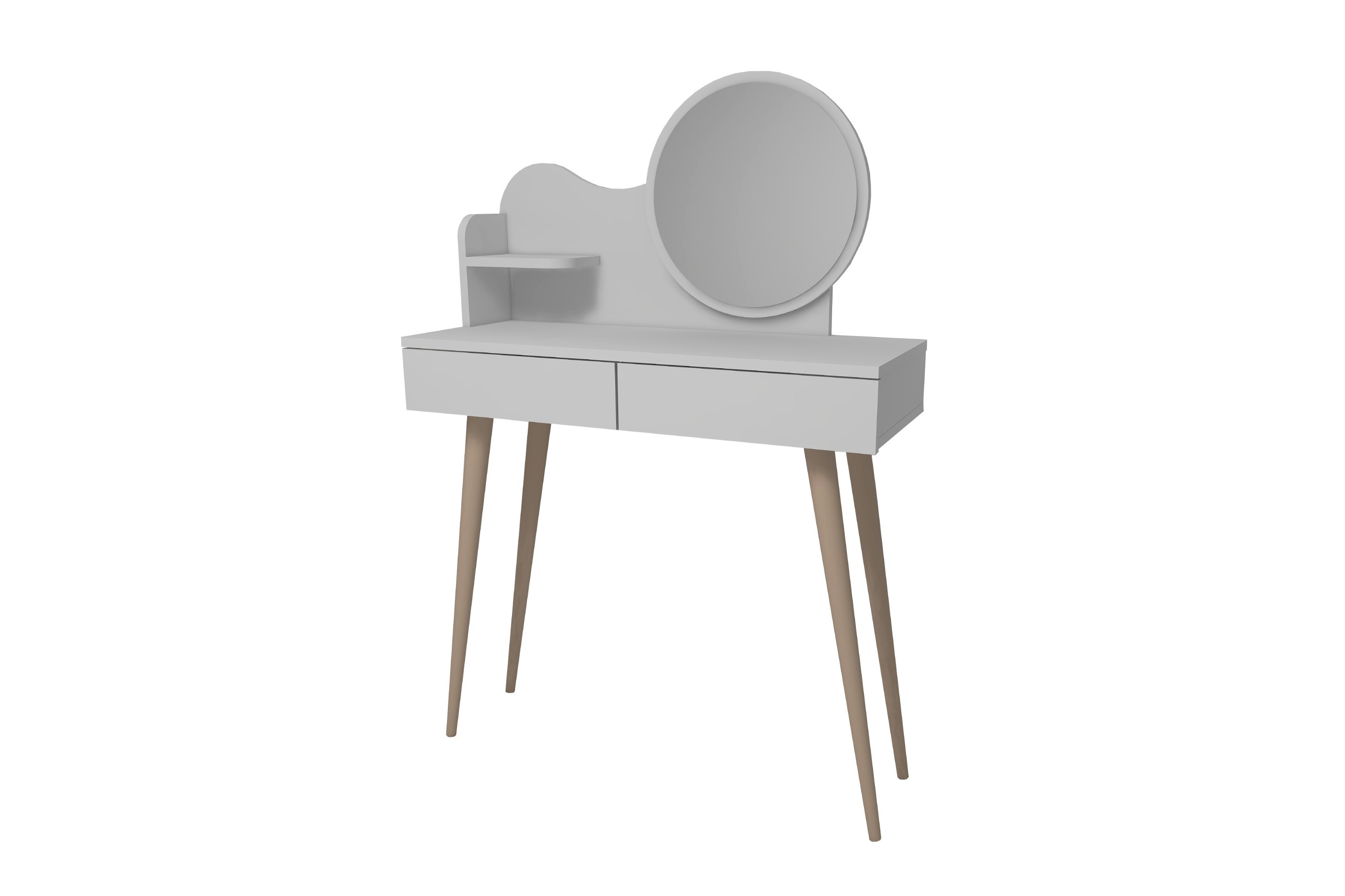 Sminkbord Gutty 90 cm Vit