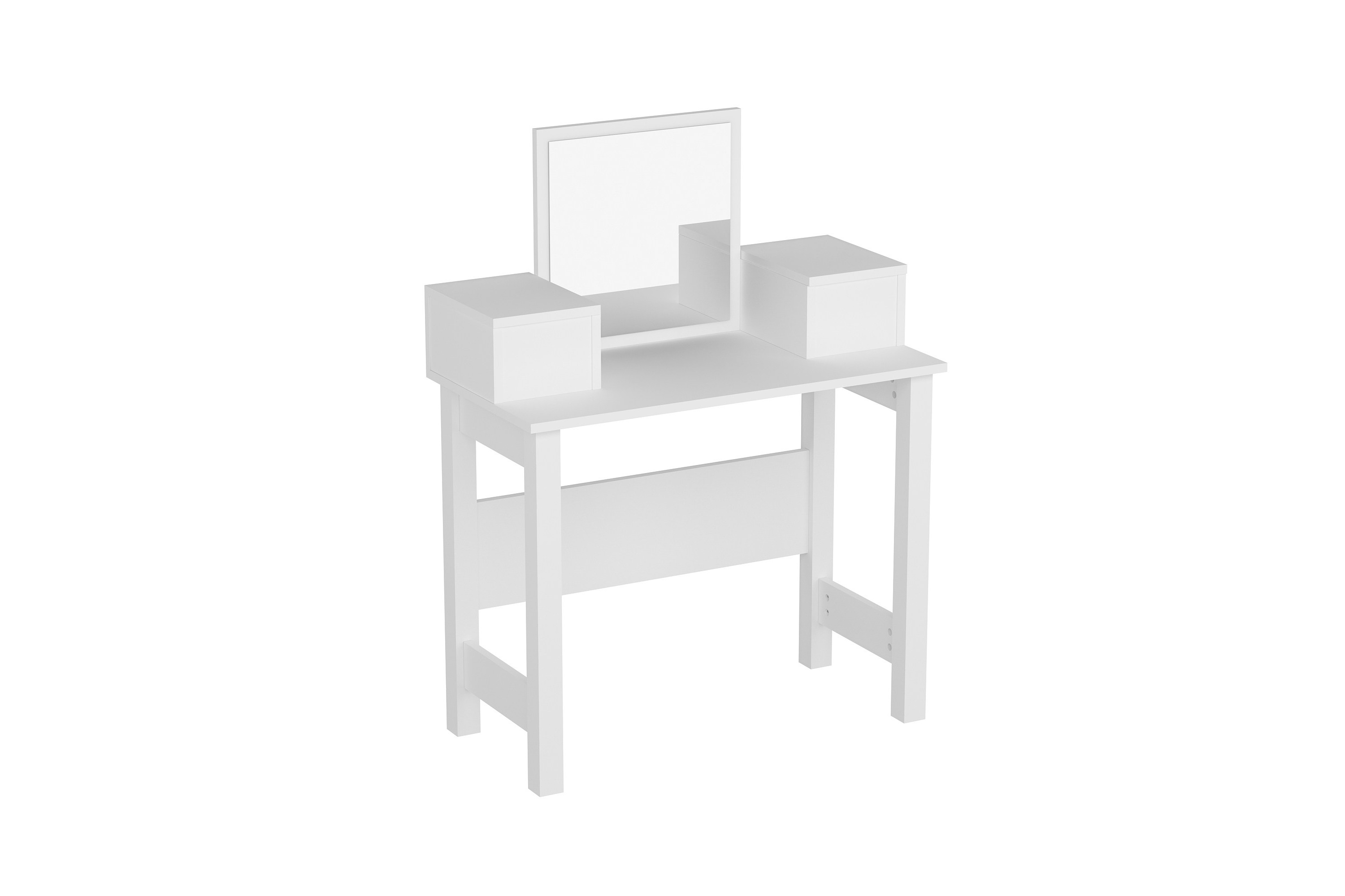 Sminkbord Loraia 90 cm Vit