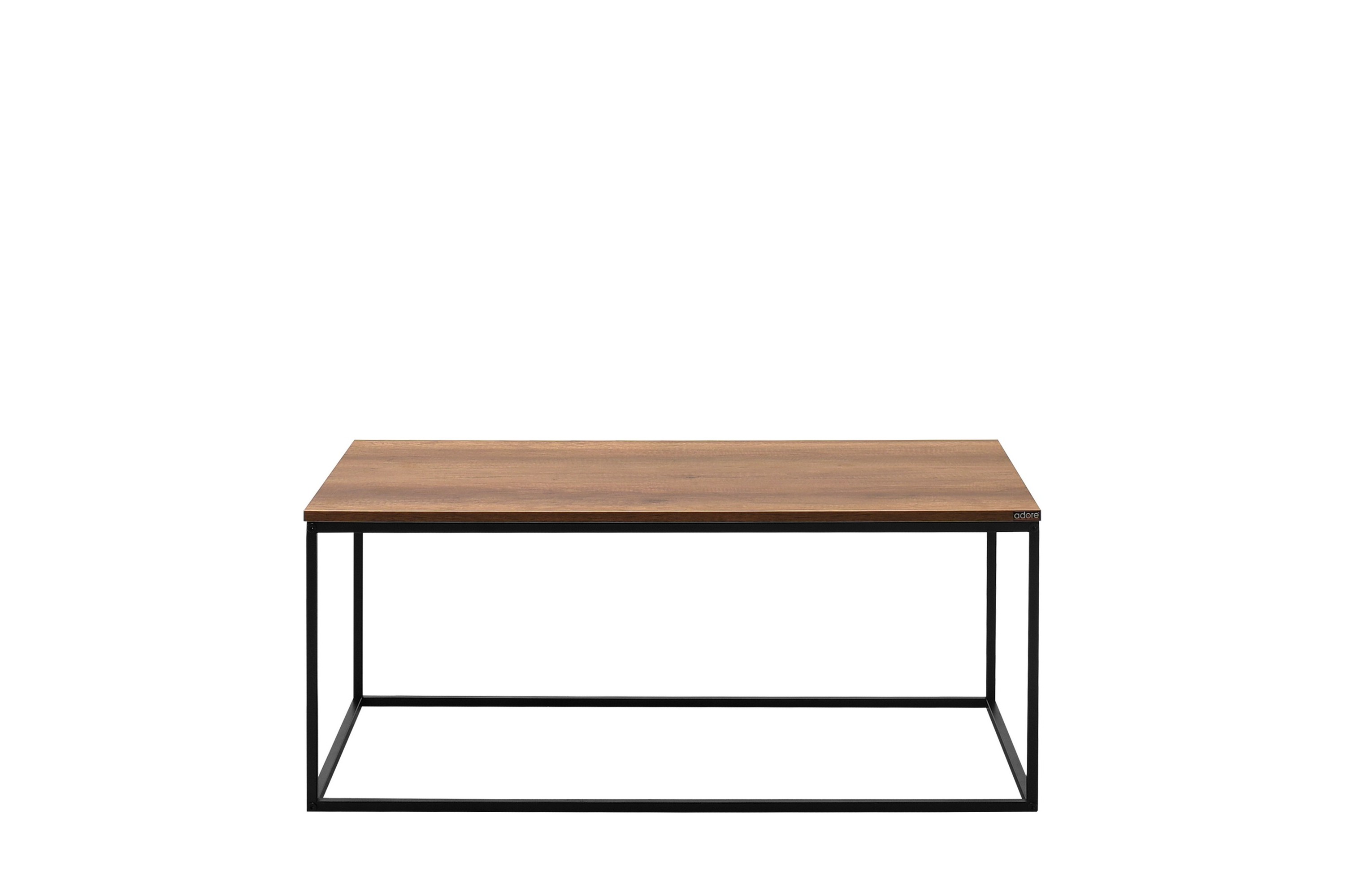 soffbord ajmit 100x60 cm brun - hanah home