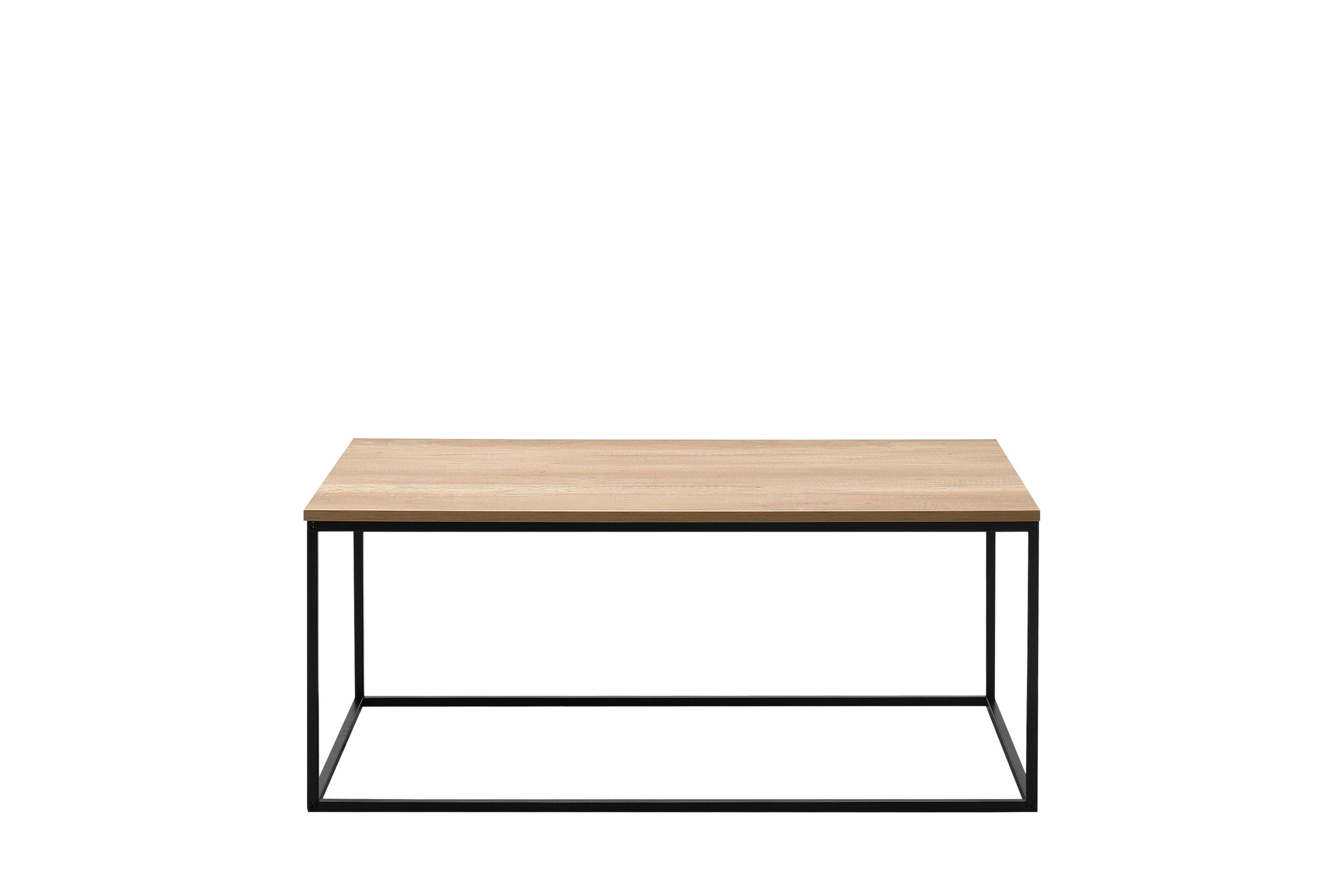 Soffbord Ajmit 100x60 cm Brun/Svart Hanah Home