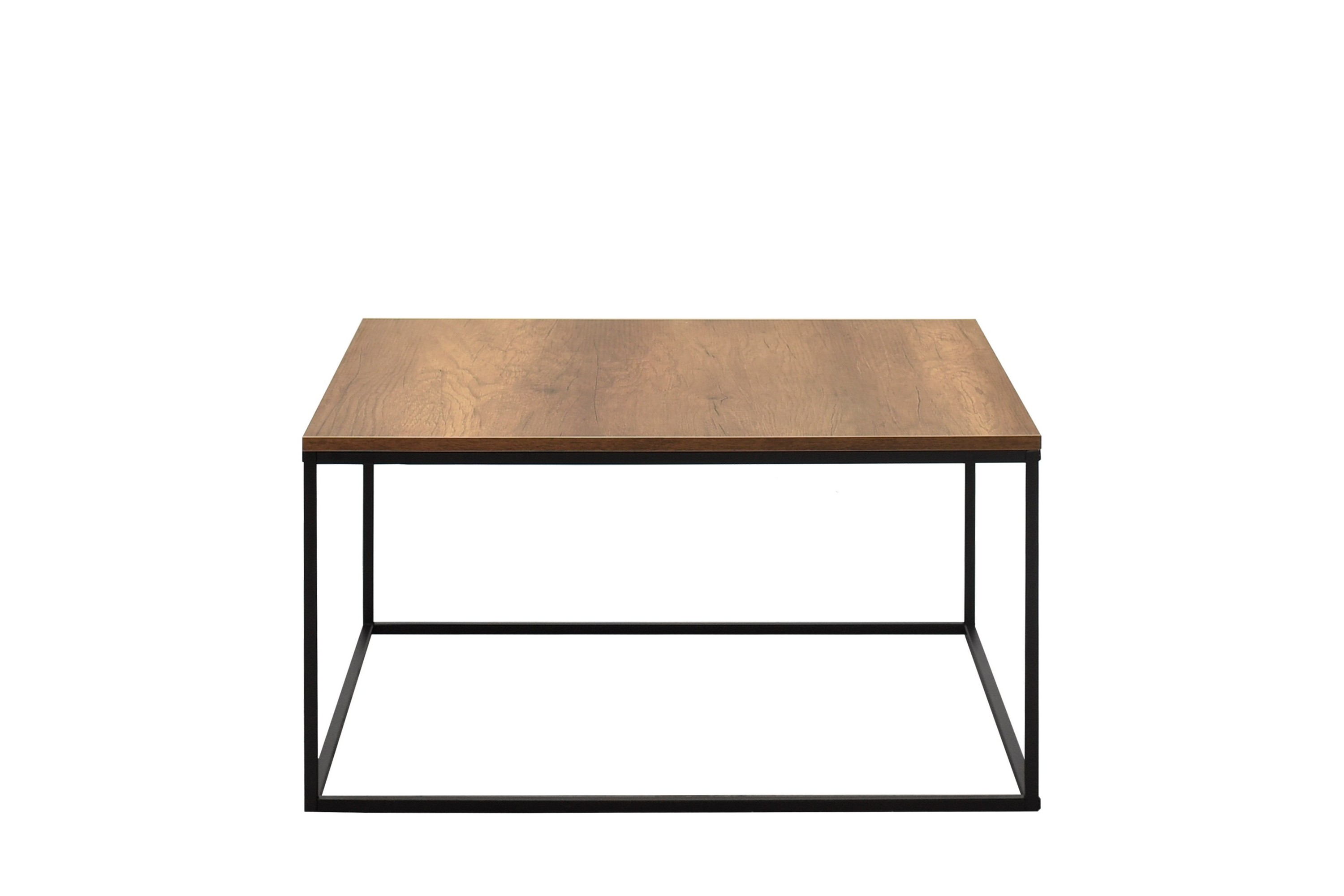 soffbord ajmit 80x80 cm brun - hanah home