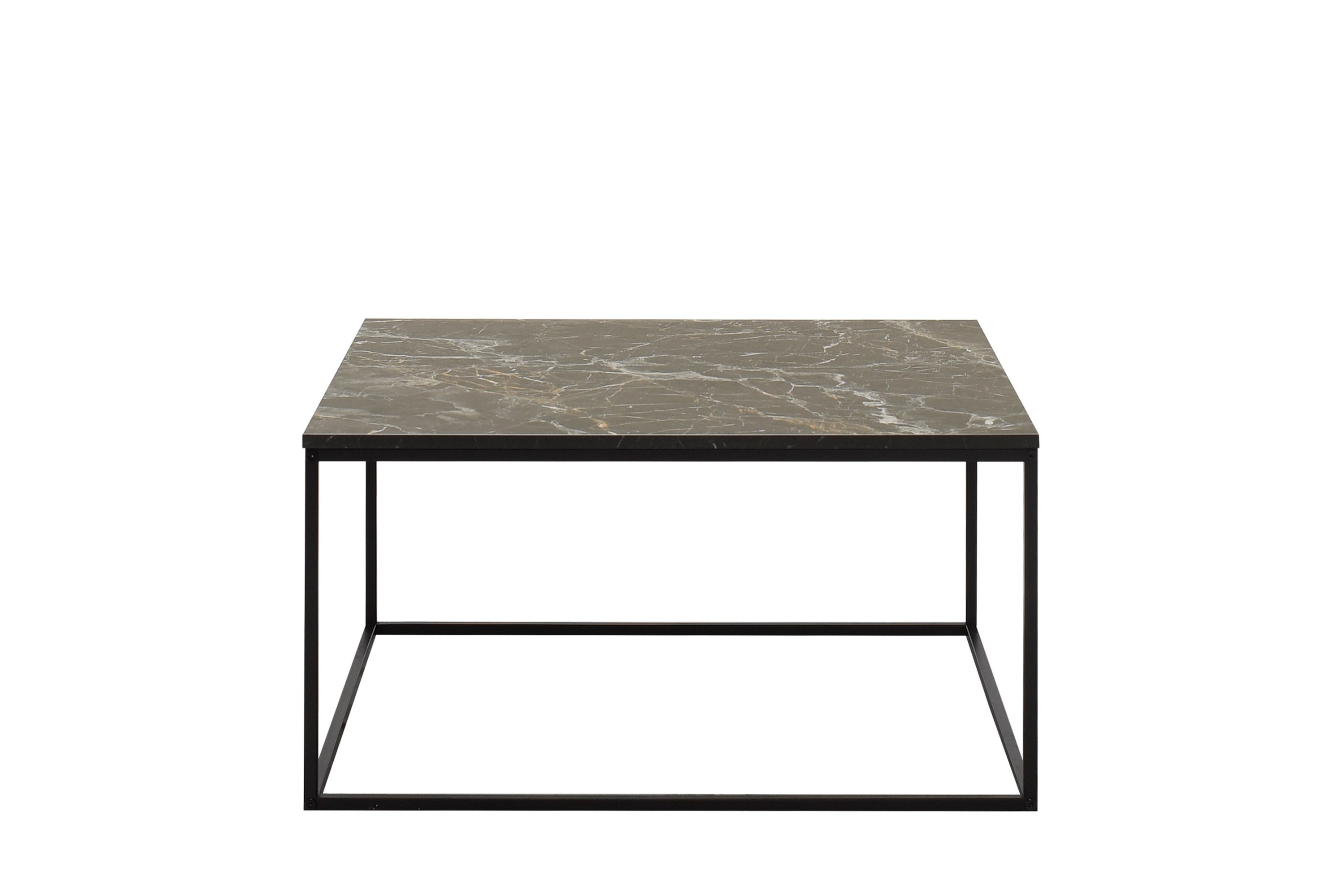 soffbord ajmit 80x80 cm svart - hanah home