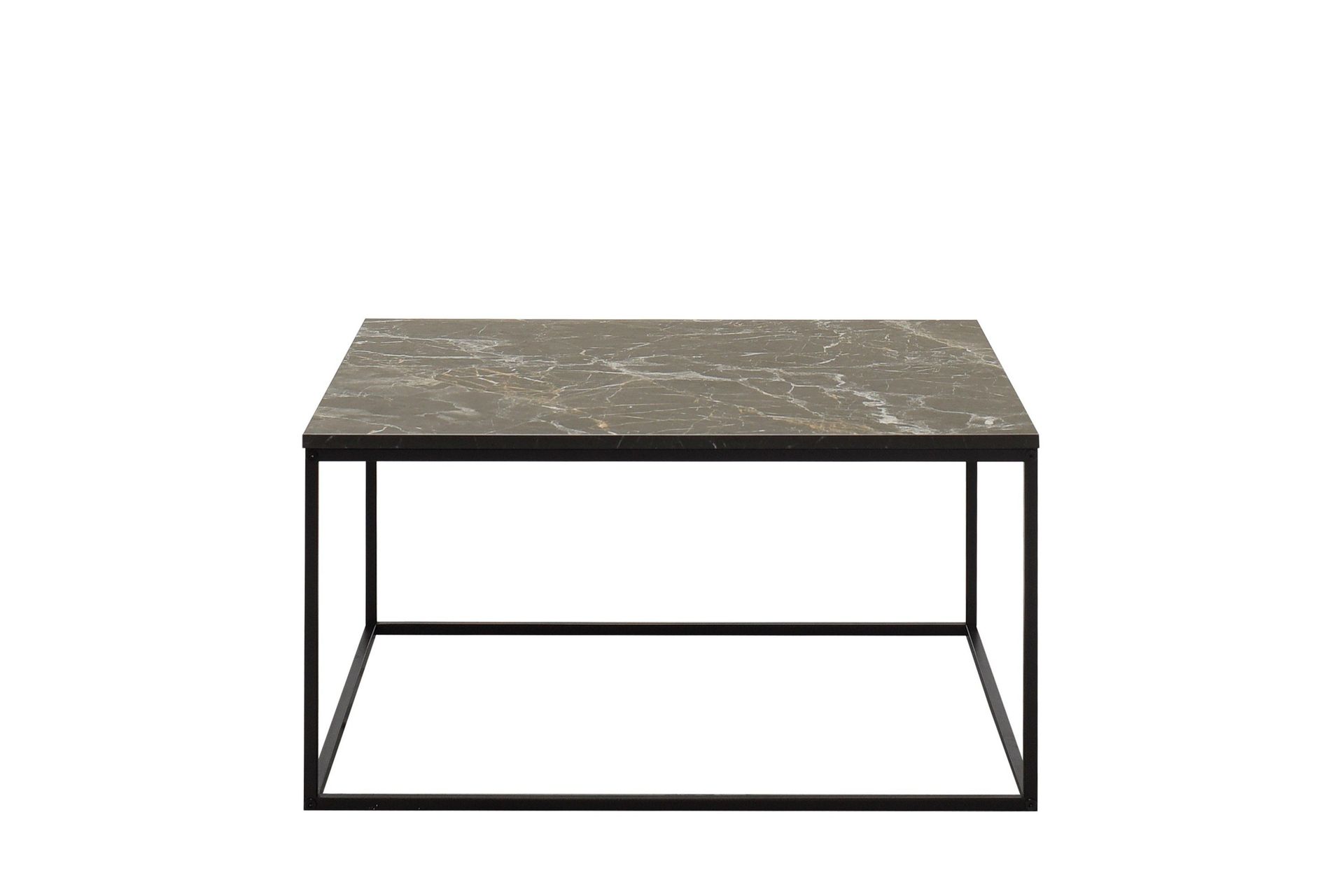 Ajmit Soffbord 80x80 cm Svart - Hanah Home