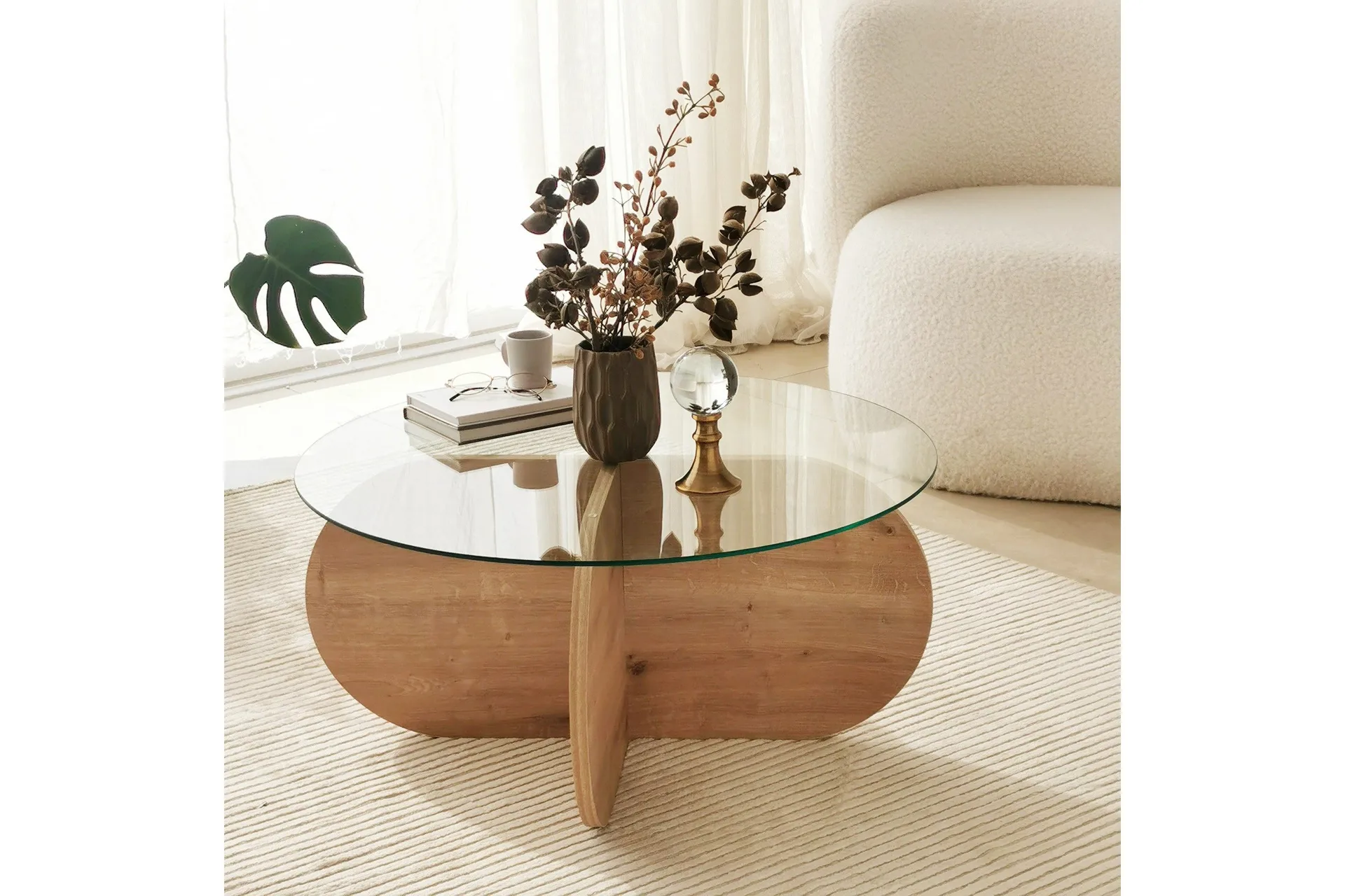 Bengul Soffbord 75 cm - Ek