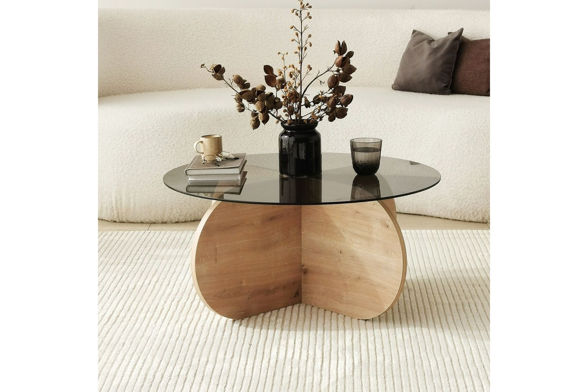 bengul soffbord 75 cm - grå