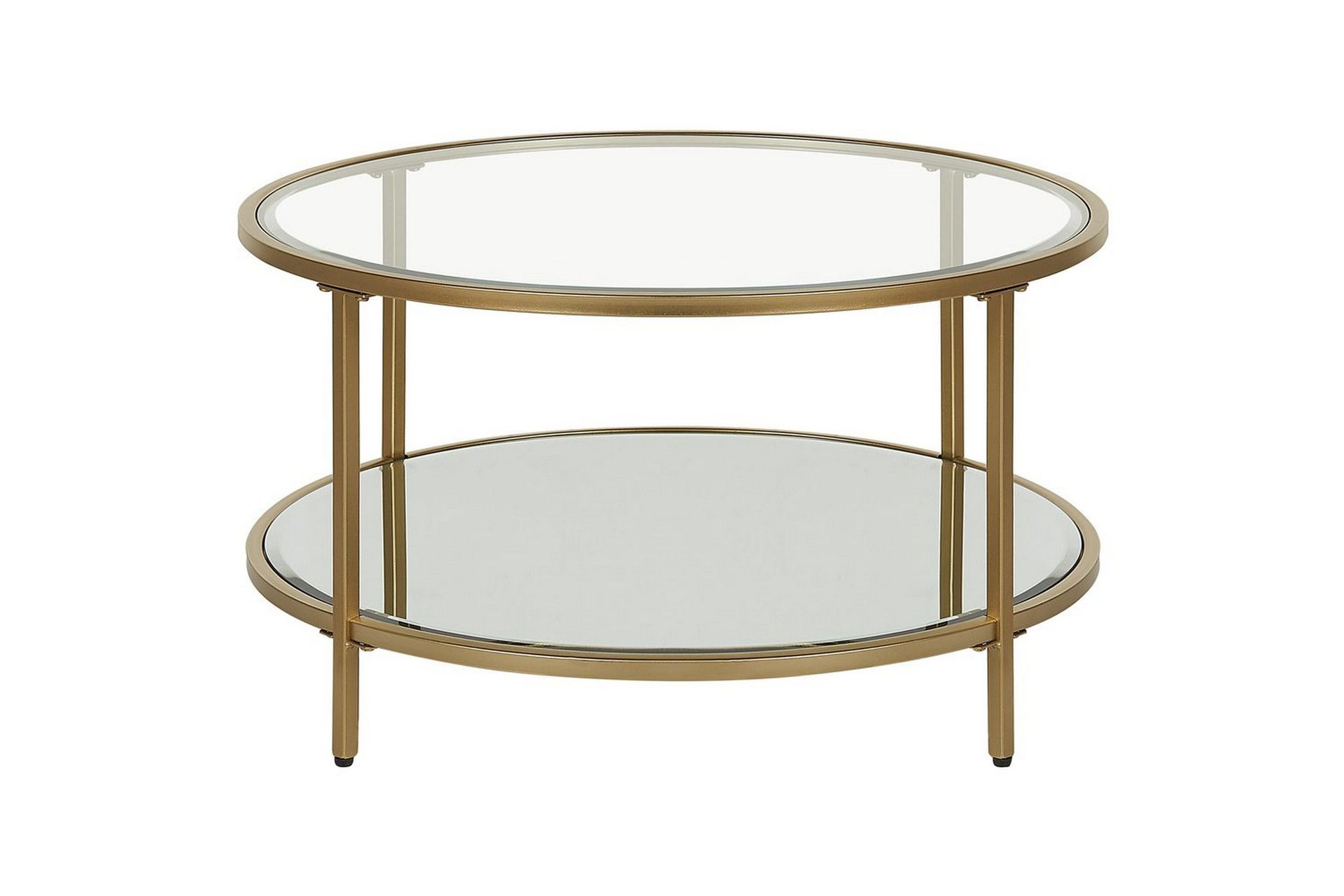 Soffbord Birney Guld/transparent - Guld/transparent