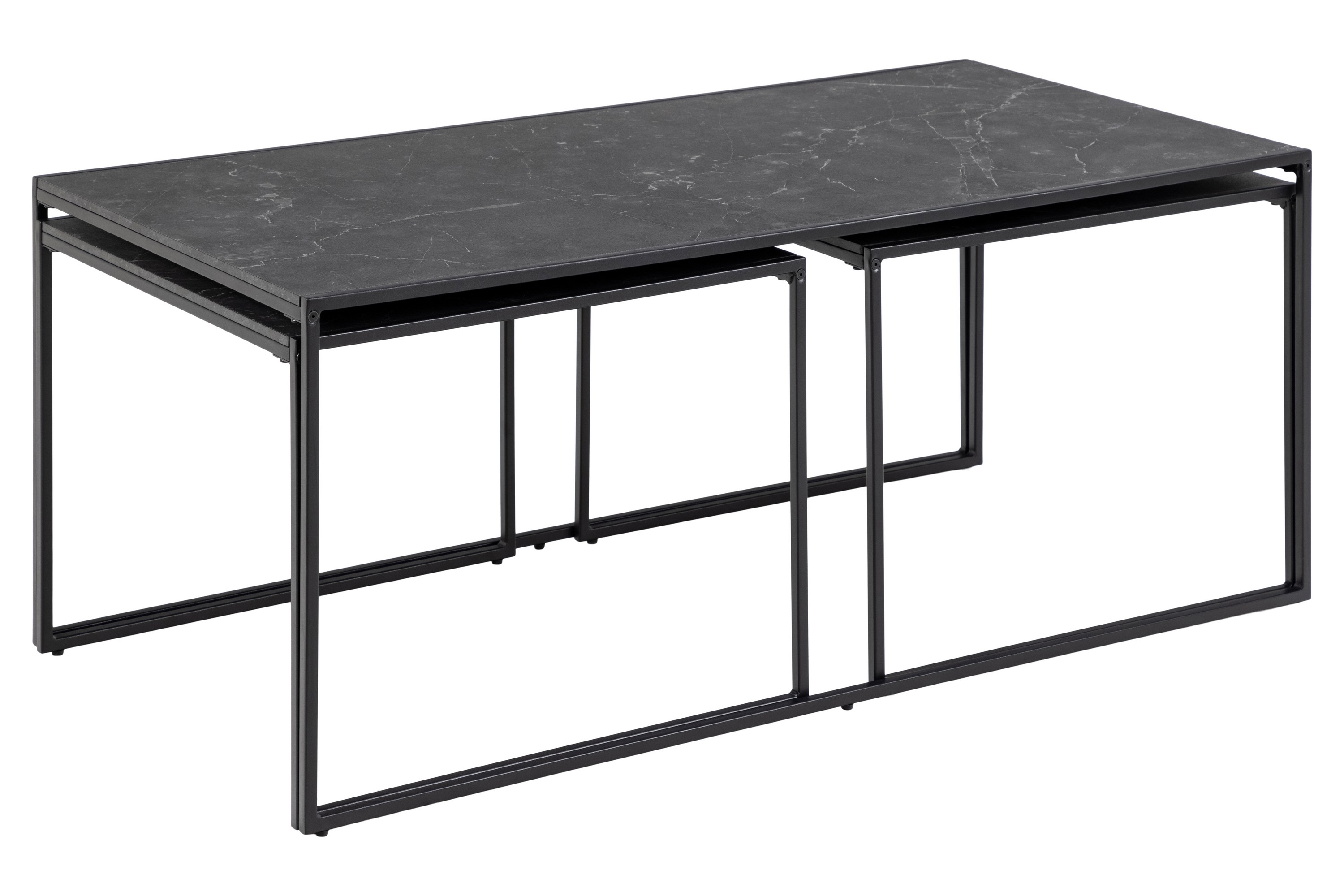 Soffbord Boonanaring 120x60 cm Svart