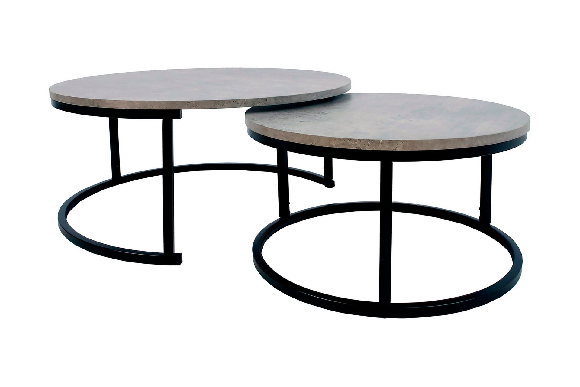 Britu Satsbord 2 st Gr&aring;/Svart -