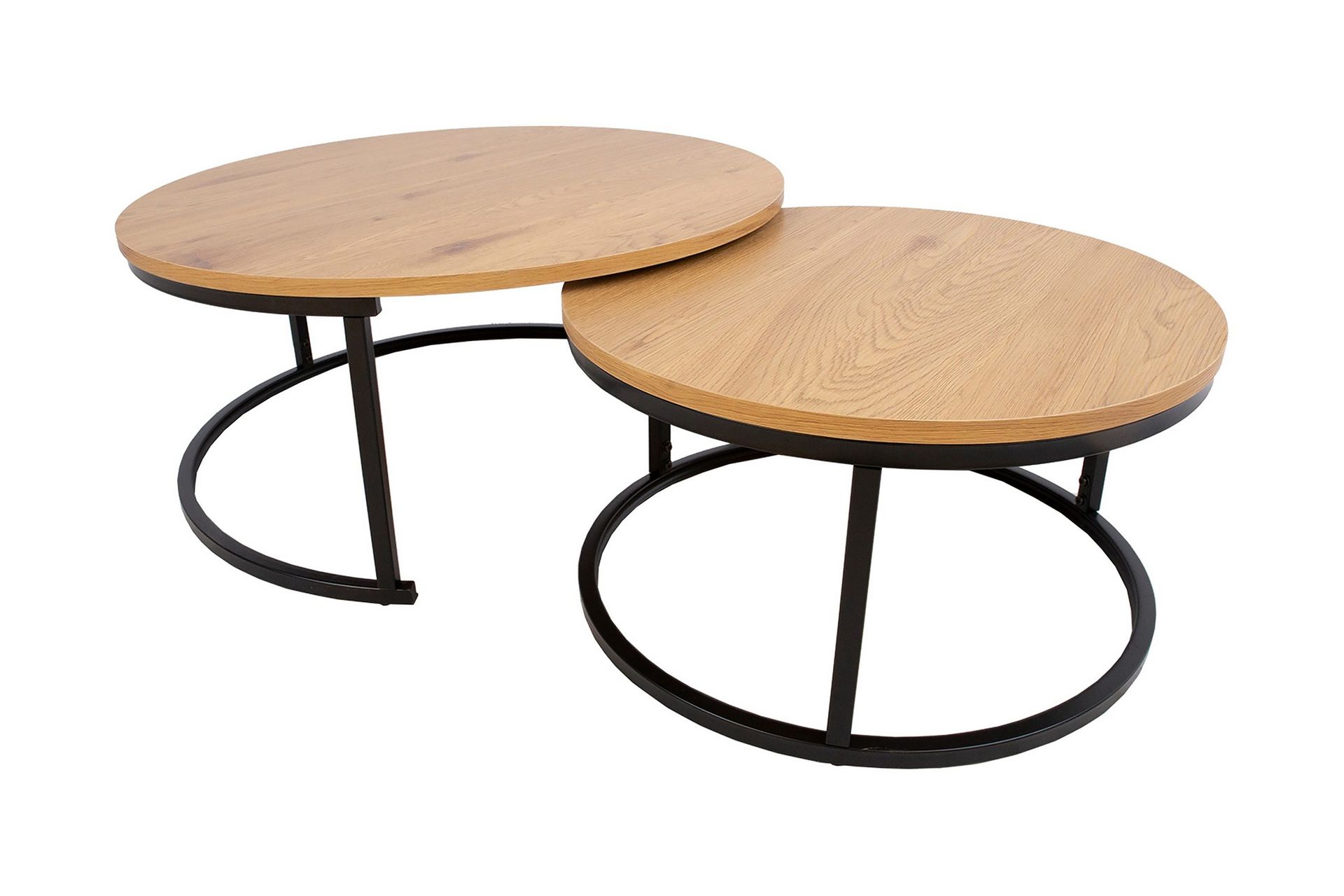 Britu Satsbord 2 st Natur/Svart -