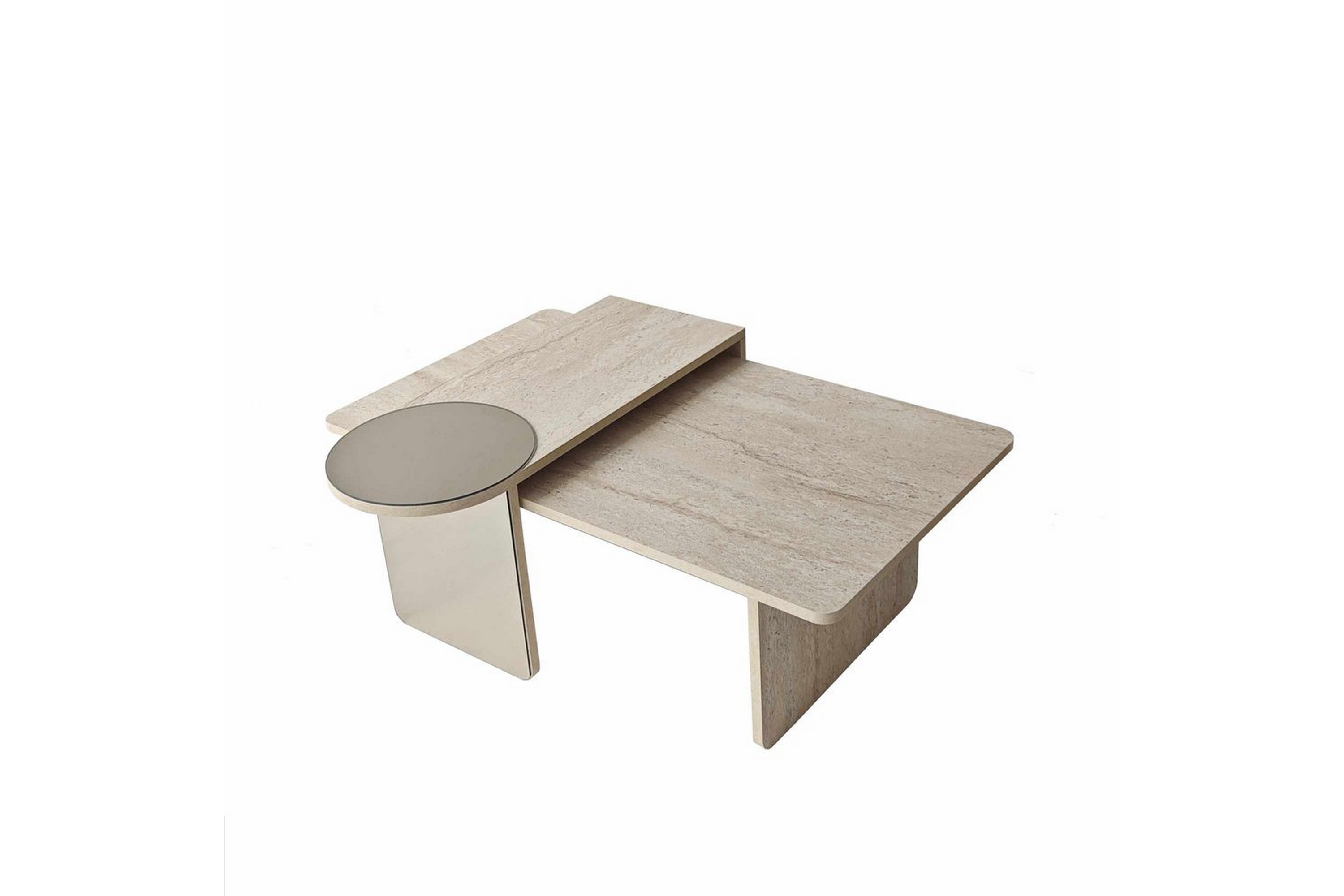 dasina satsbord 105 cm - travertine