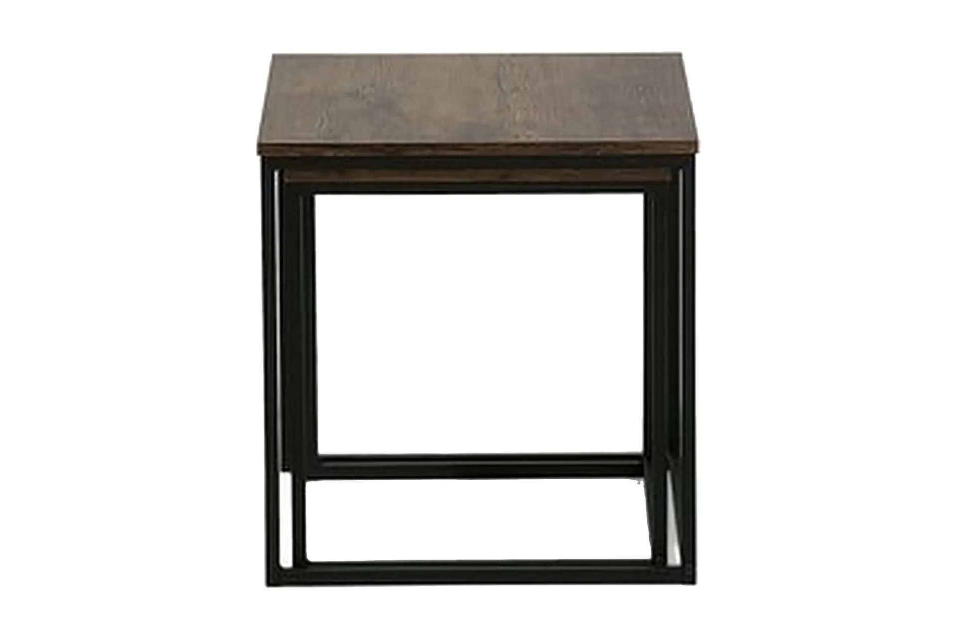 Denny Satsbord Set Om 2 St - Tr&auml;/Natur