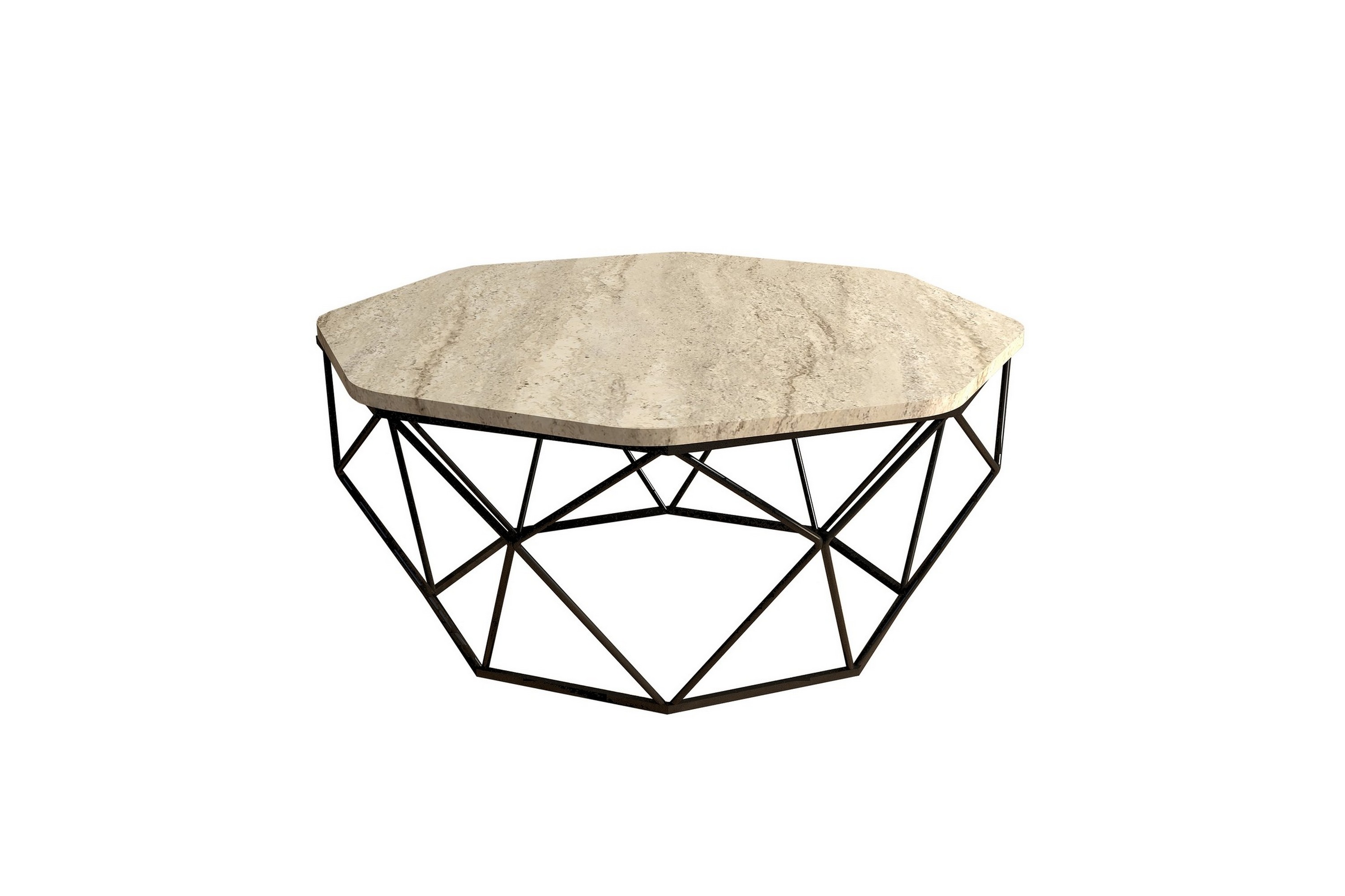 soffbord dimants 90 cm - beige