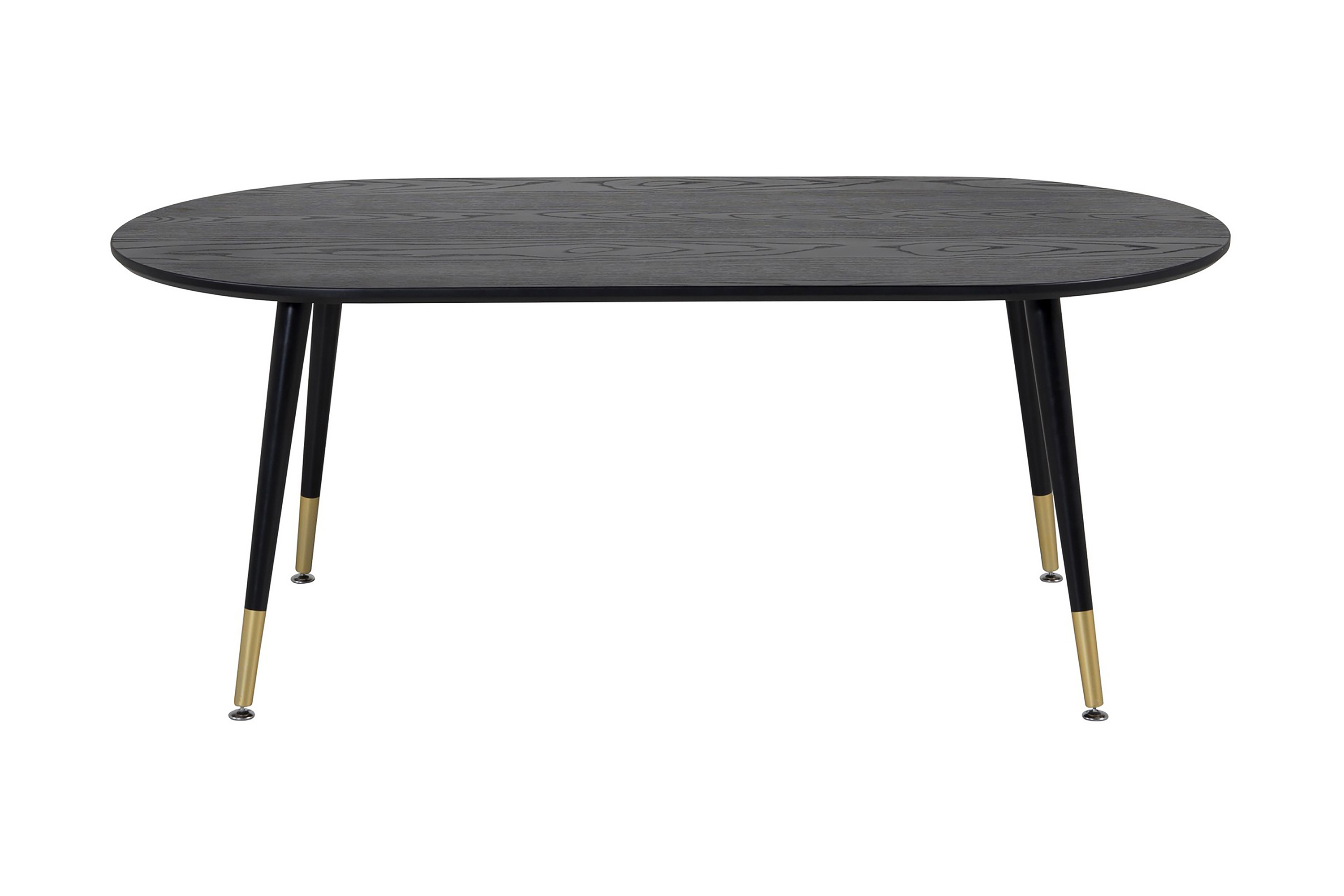 Dipp Soffbord 120 cm Svart/Mässing