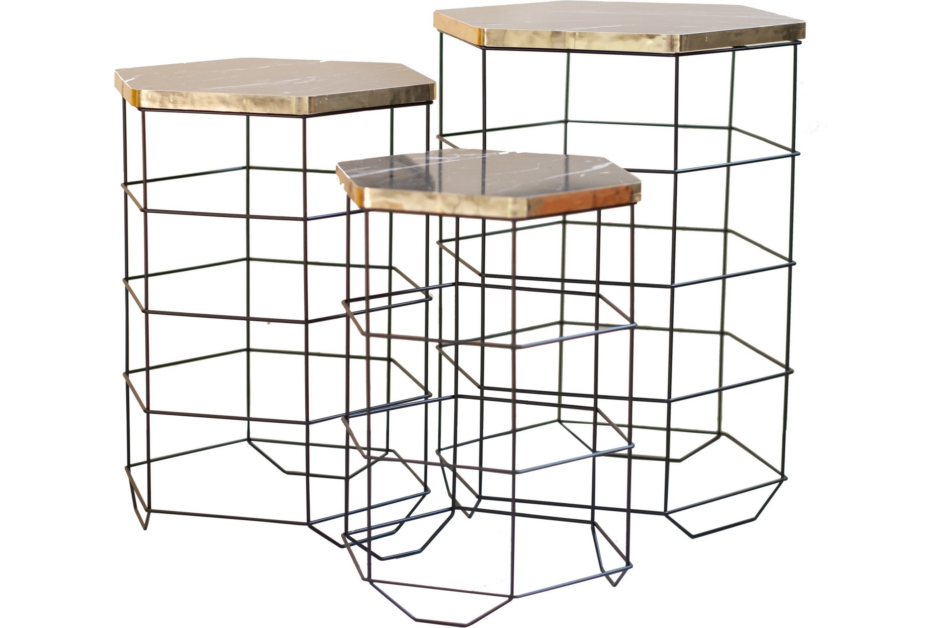 Soffbord Drewsie 42 cm Ek/Svart