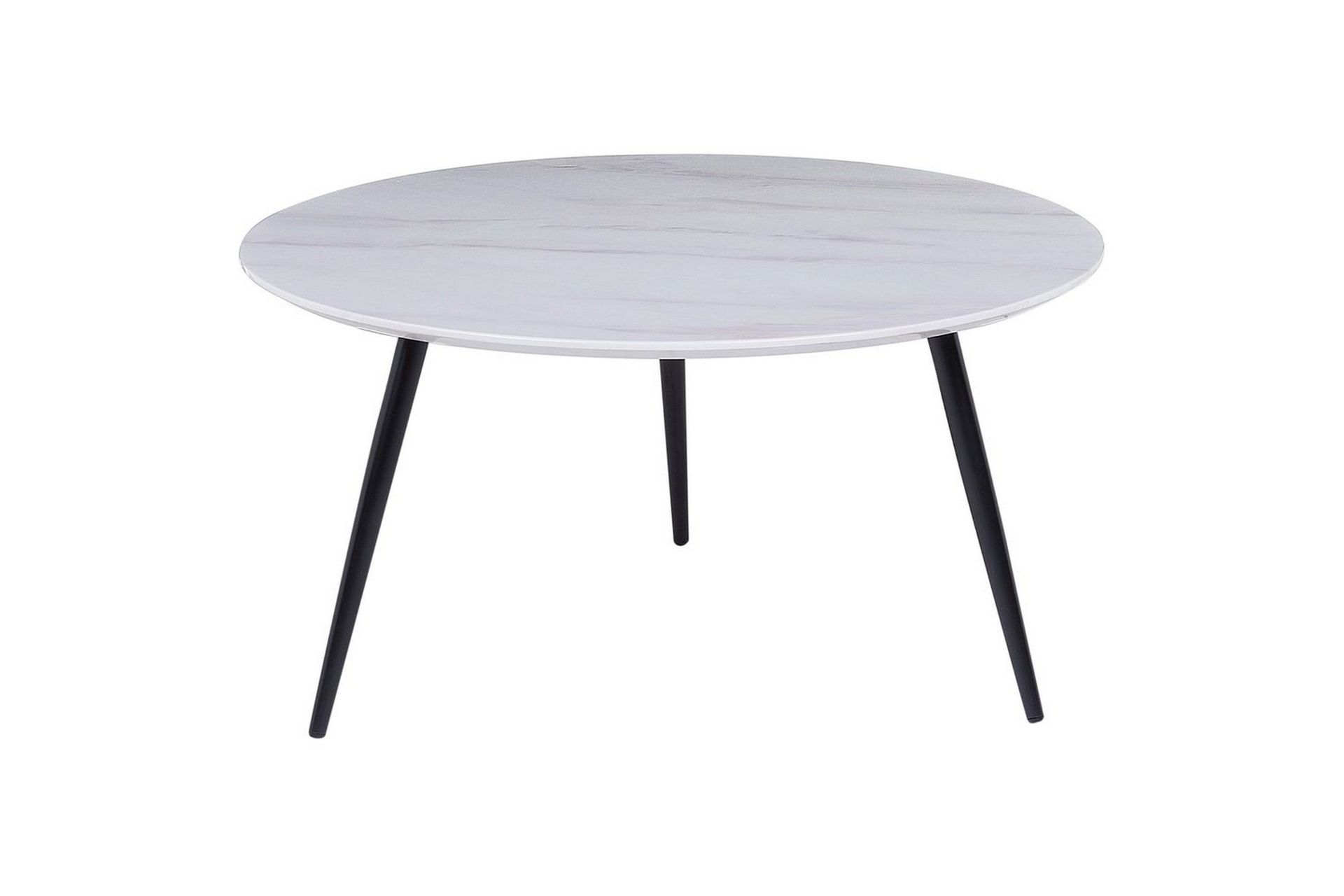 Soffbord Effie Vit/Svart - Vit/Svart