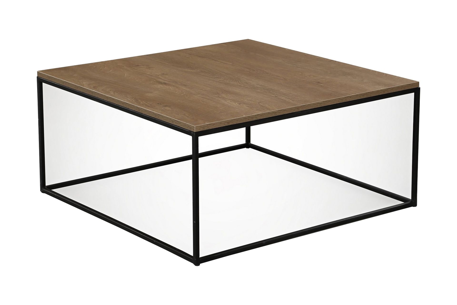 Falan Soffbord 75 cm - Brun Natur/Svart