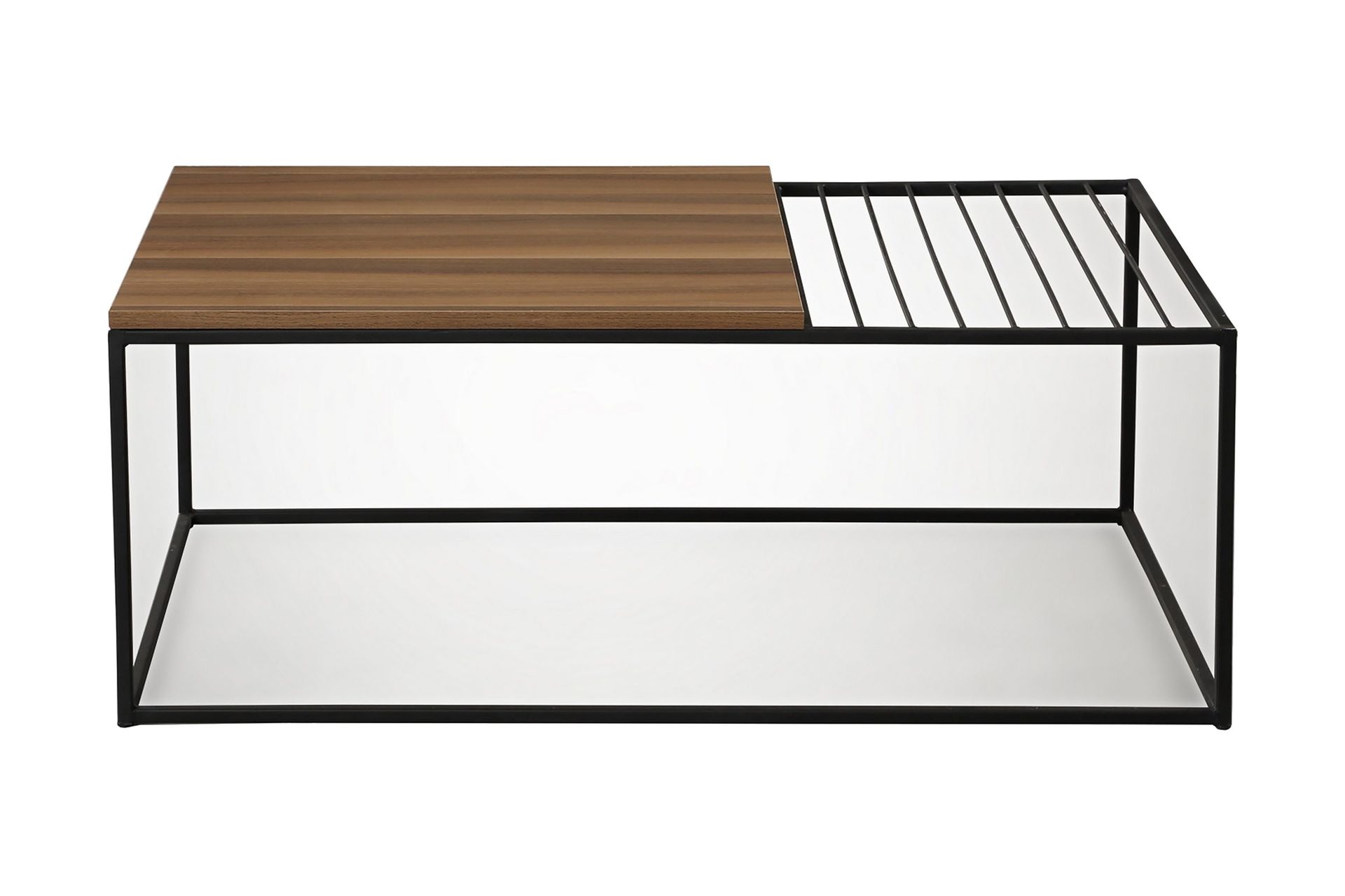 Falan Soffbord 95 cm Ribbor - Brun