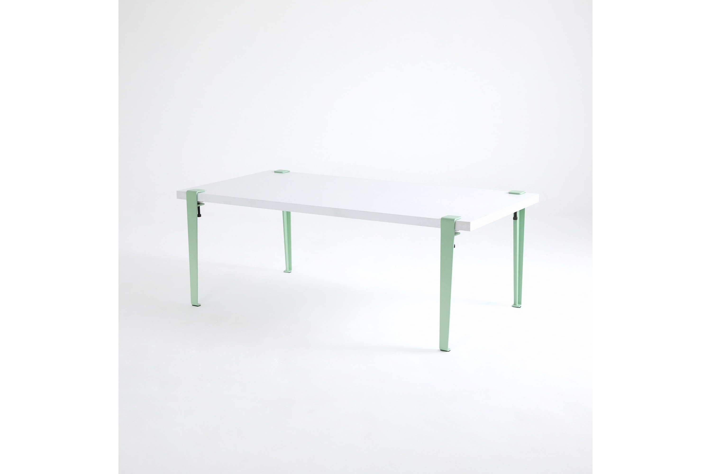 Soffbord Fonissa 120x60 cm Vit/BlåGrön Hanah Home