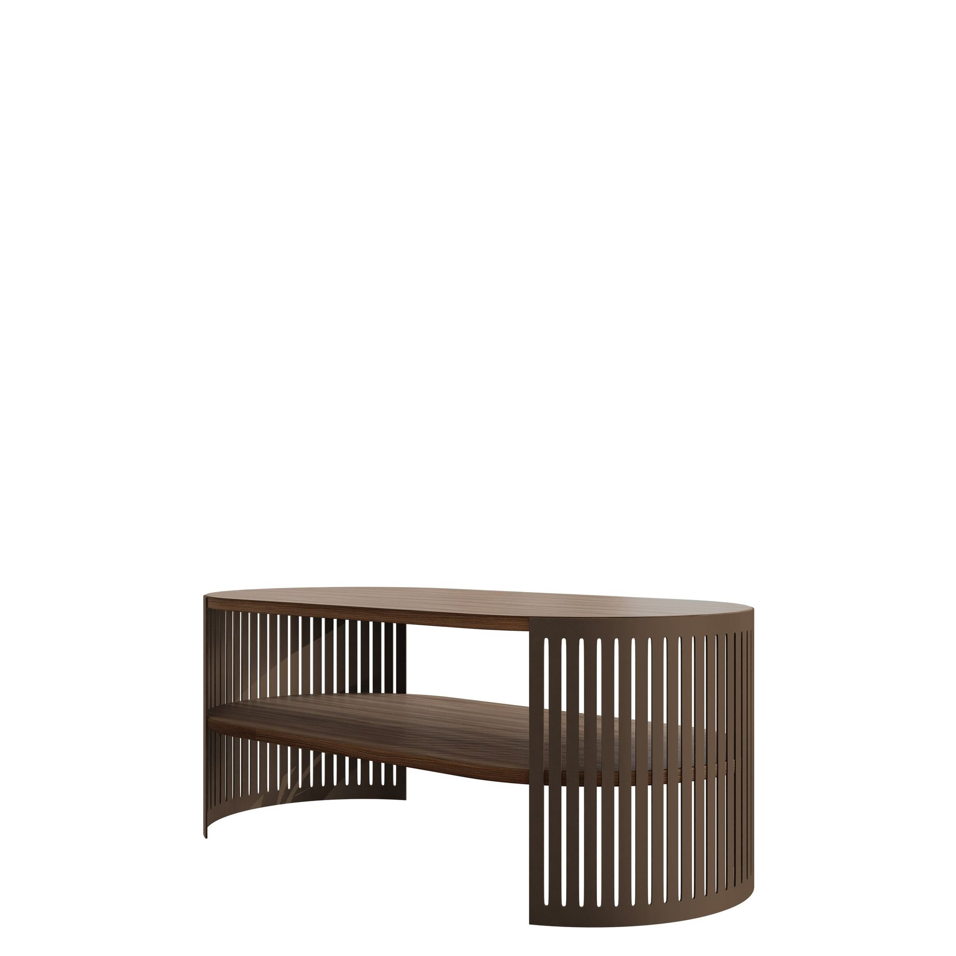 Friend Soffbord 100 cm Oval - Brun