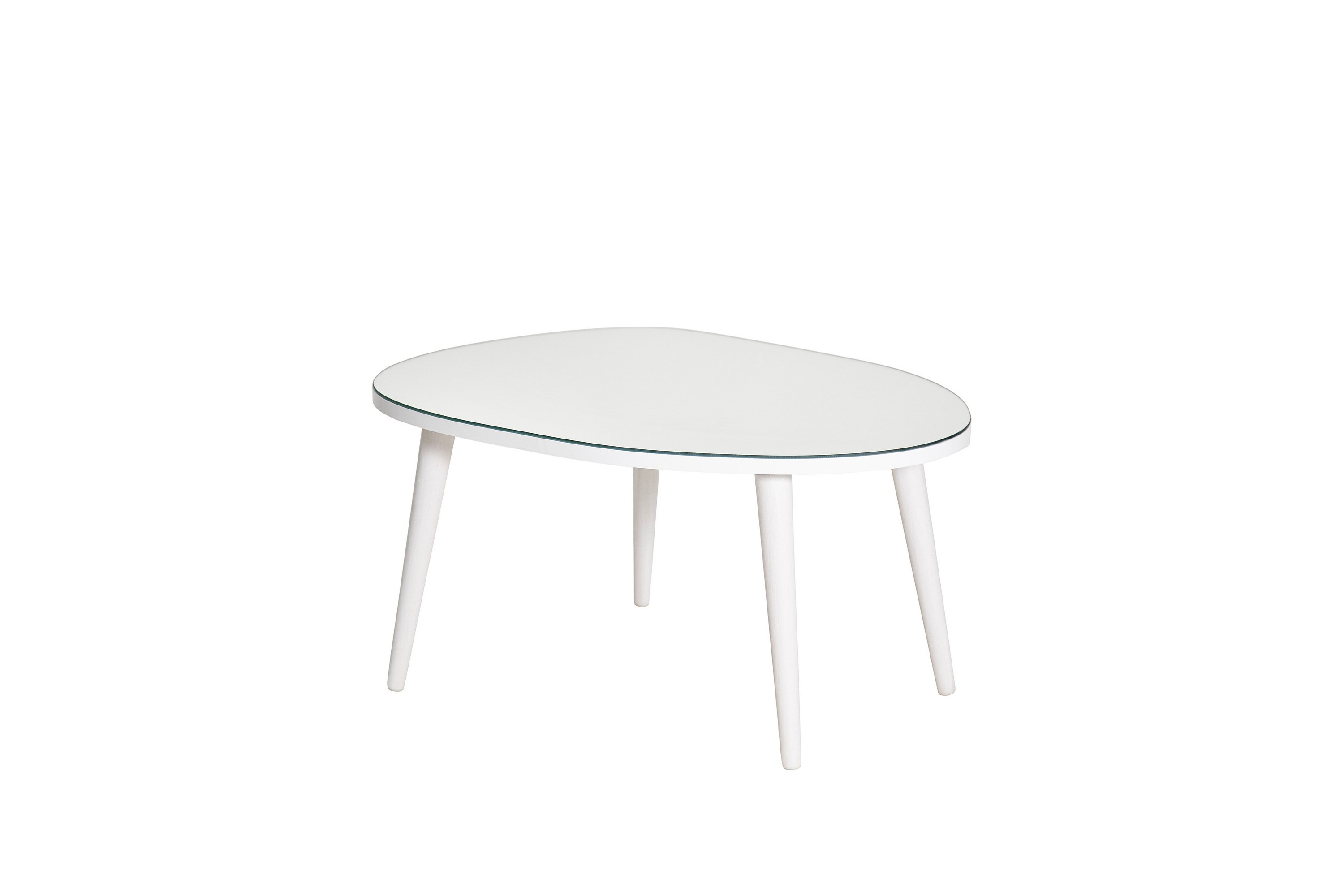 Soffbord Gustow 75 cm Vit
