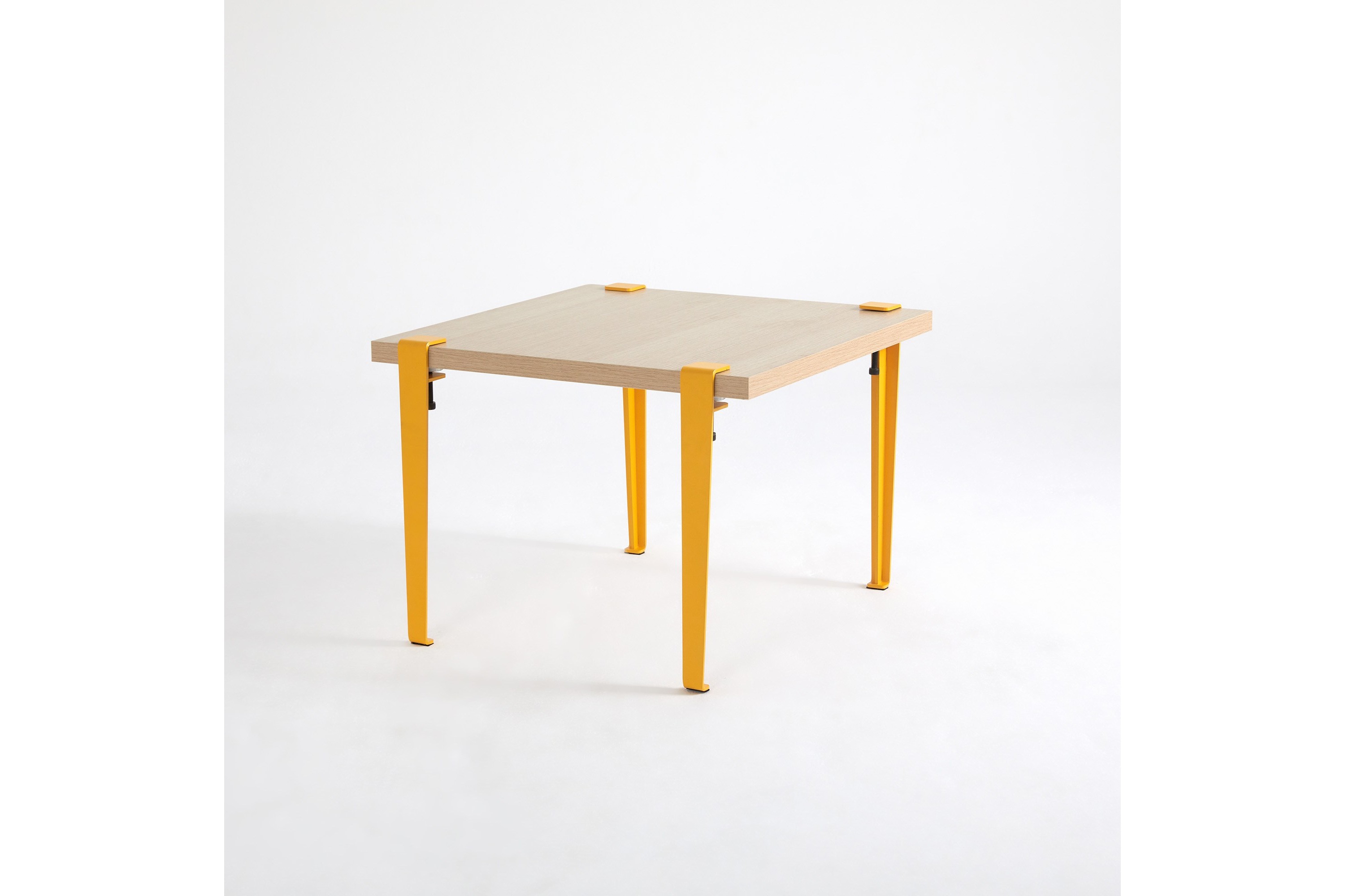 Soffbord Halicheron 60x60 cm Brun/Gul Hanah Home