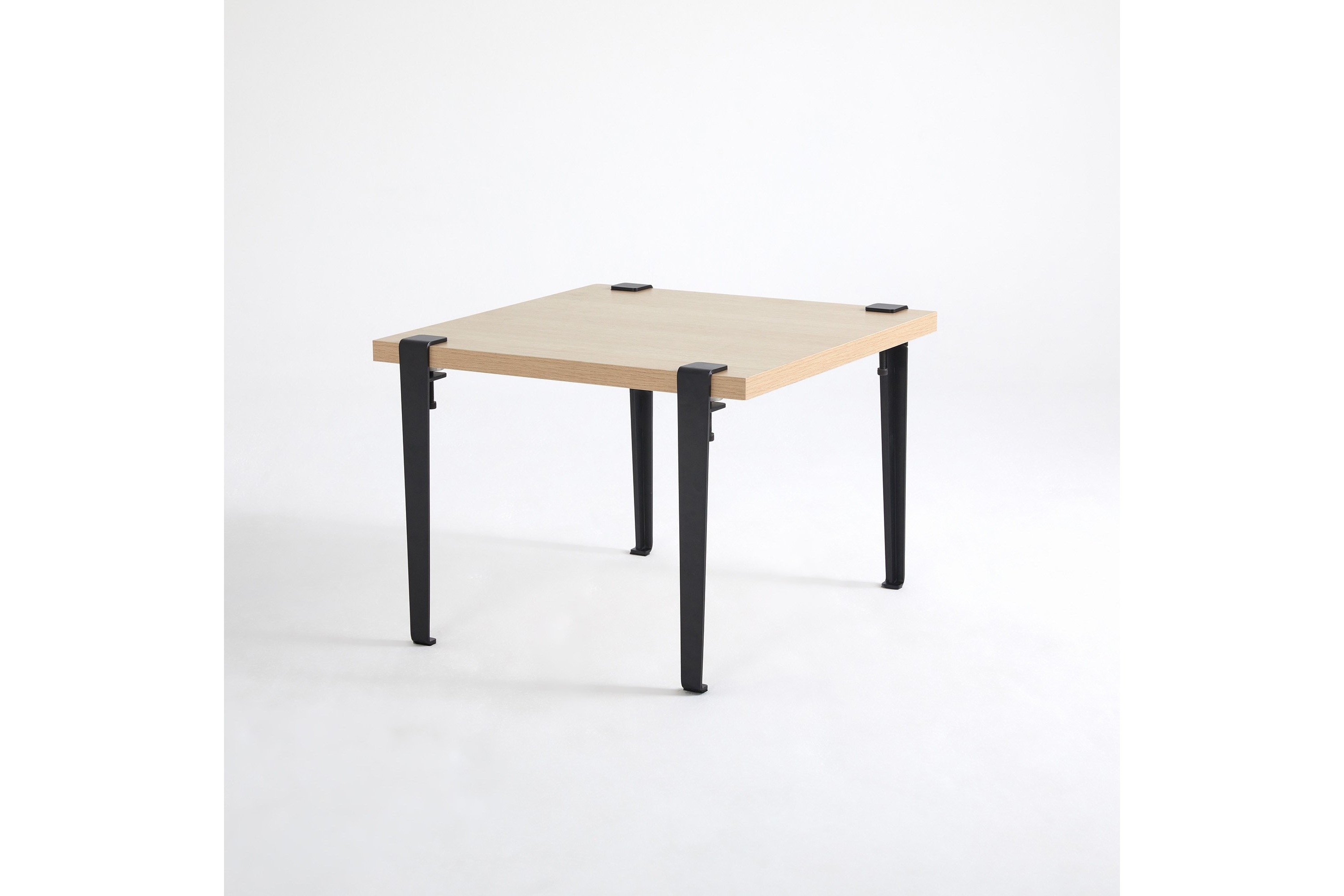 Soffbord Halicheron 60x60 cm Brun/Svart Hanah Home