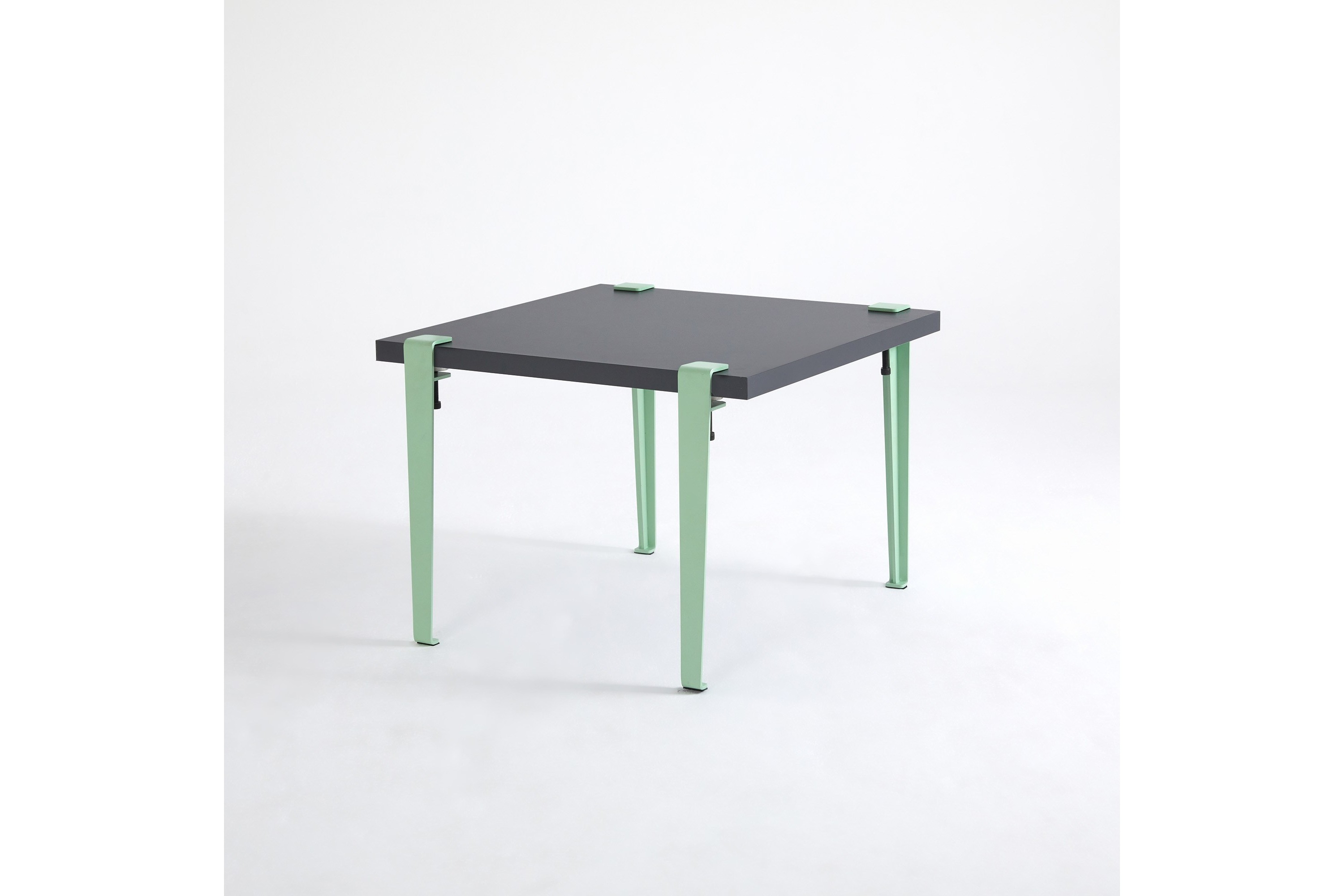 Soffbord Halicheron 60x60 cm Svart/BlåGrön Hanah Home