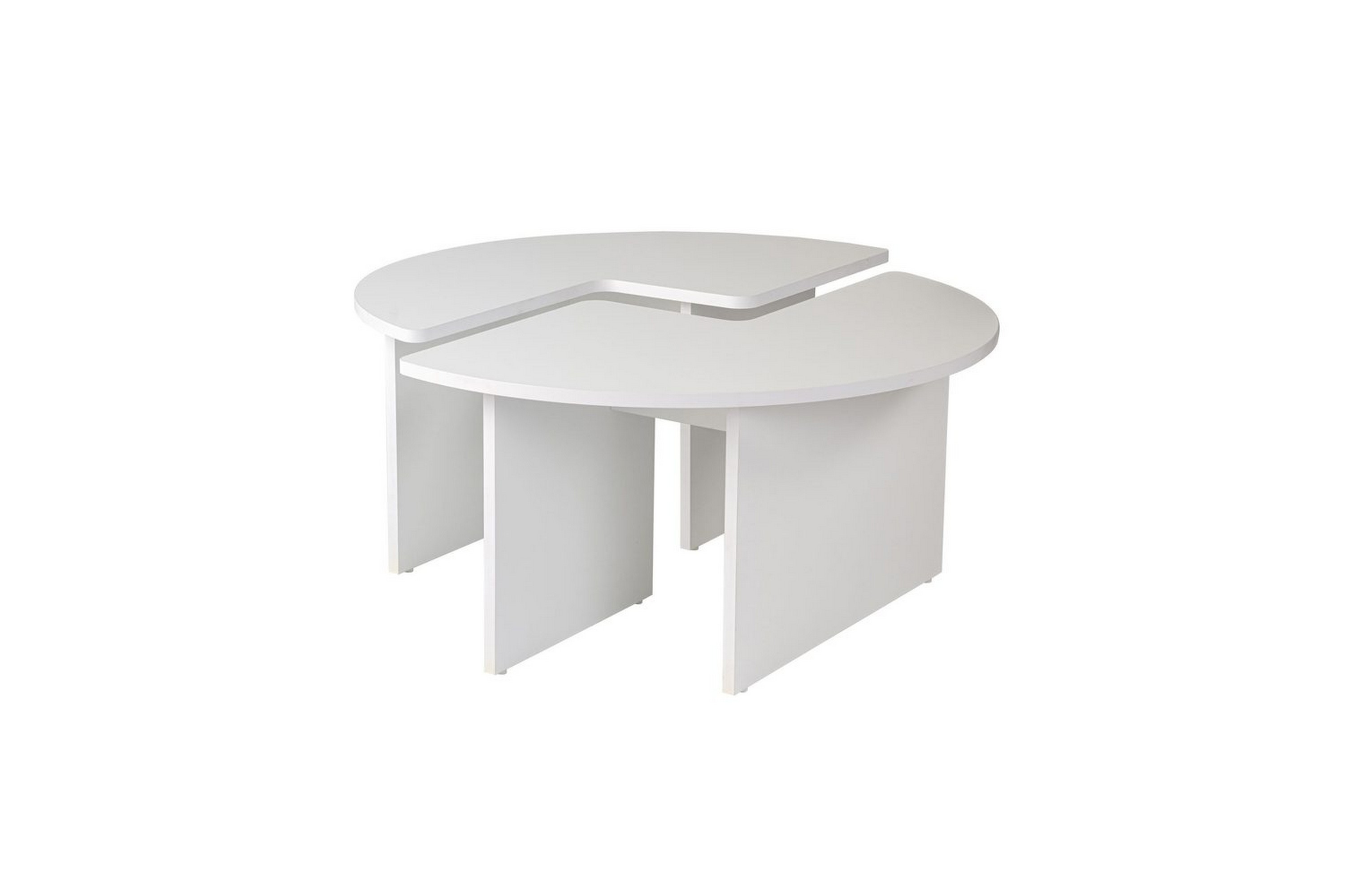 Soffbord Haruya Naturlig Vit Naturlig Vit