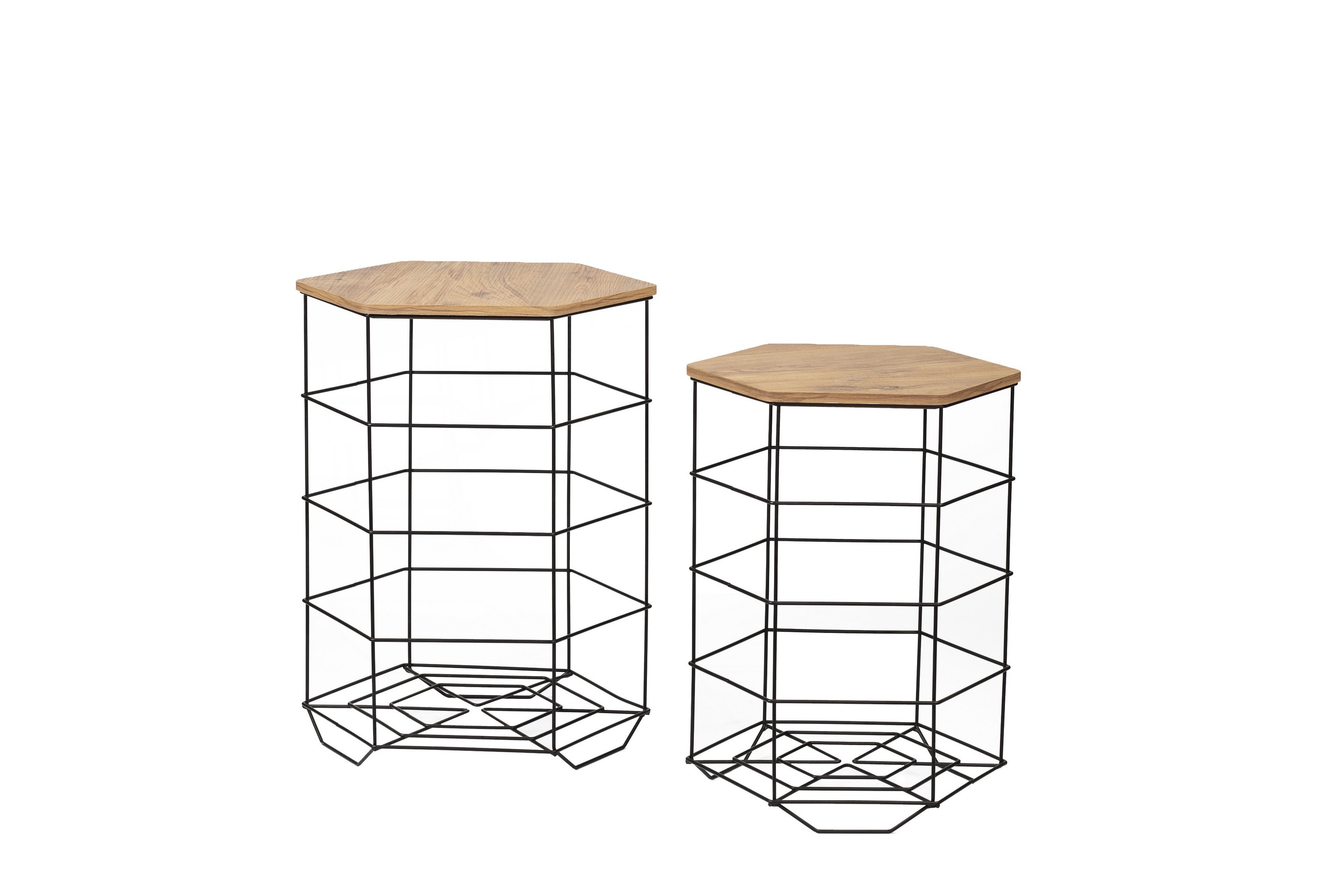 Soffbord Hudgens 42 cm Ek/Svart