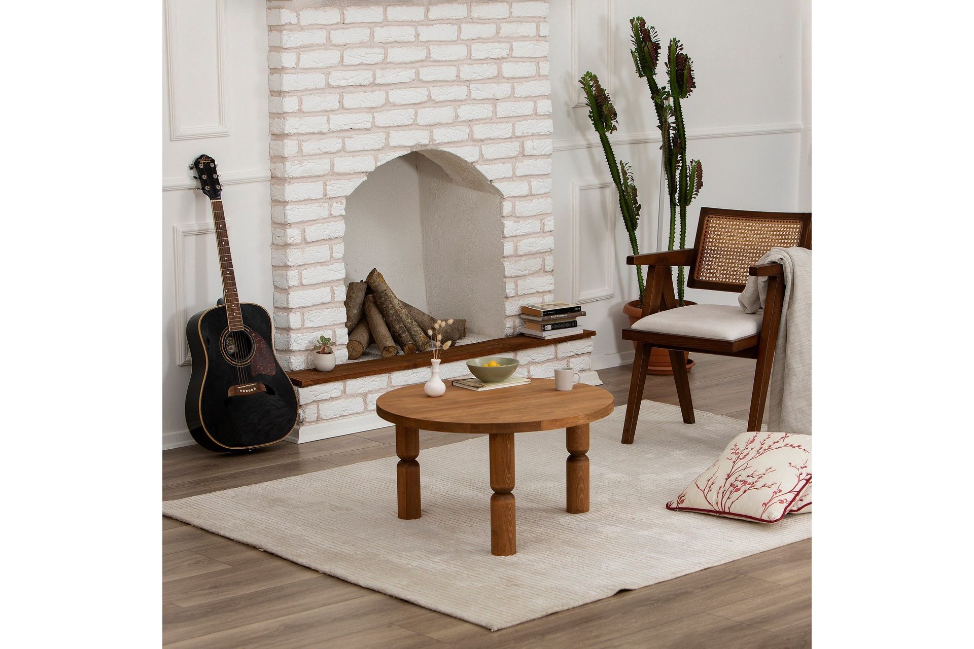 ida soffbord 70 cm - brun