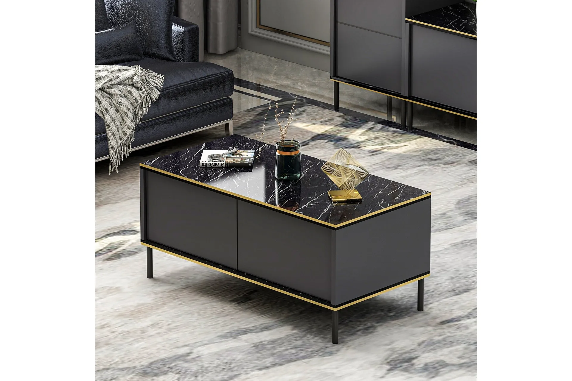Imaj Soffbord 90 cm - Antracit